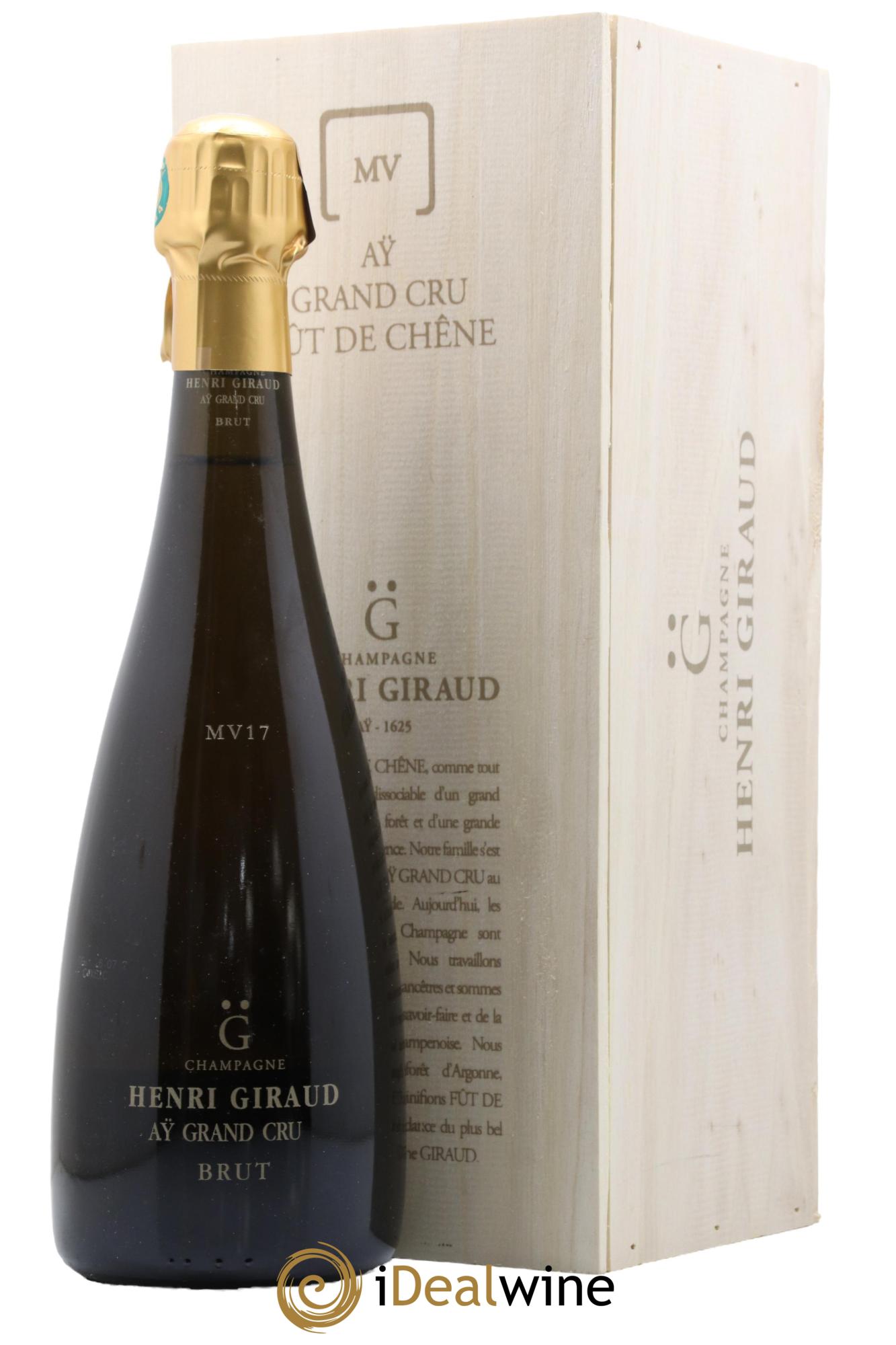 Aÿ Grand Cru Brut Fût de Chêne Henri Giraud 2017 - Lot de 1 bouteille - 0