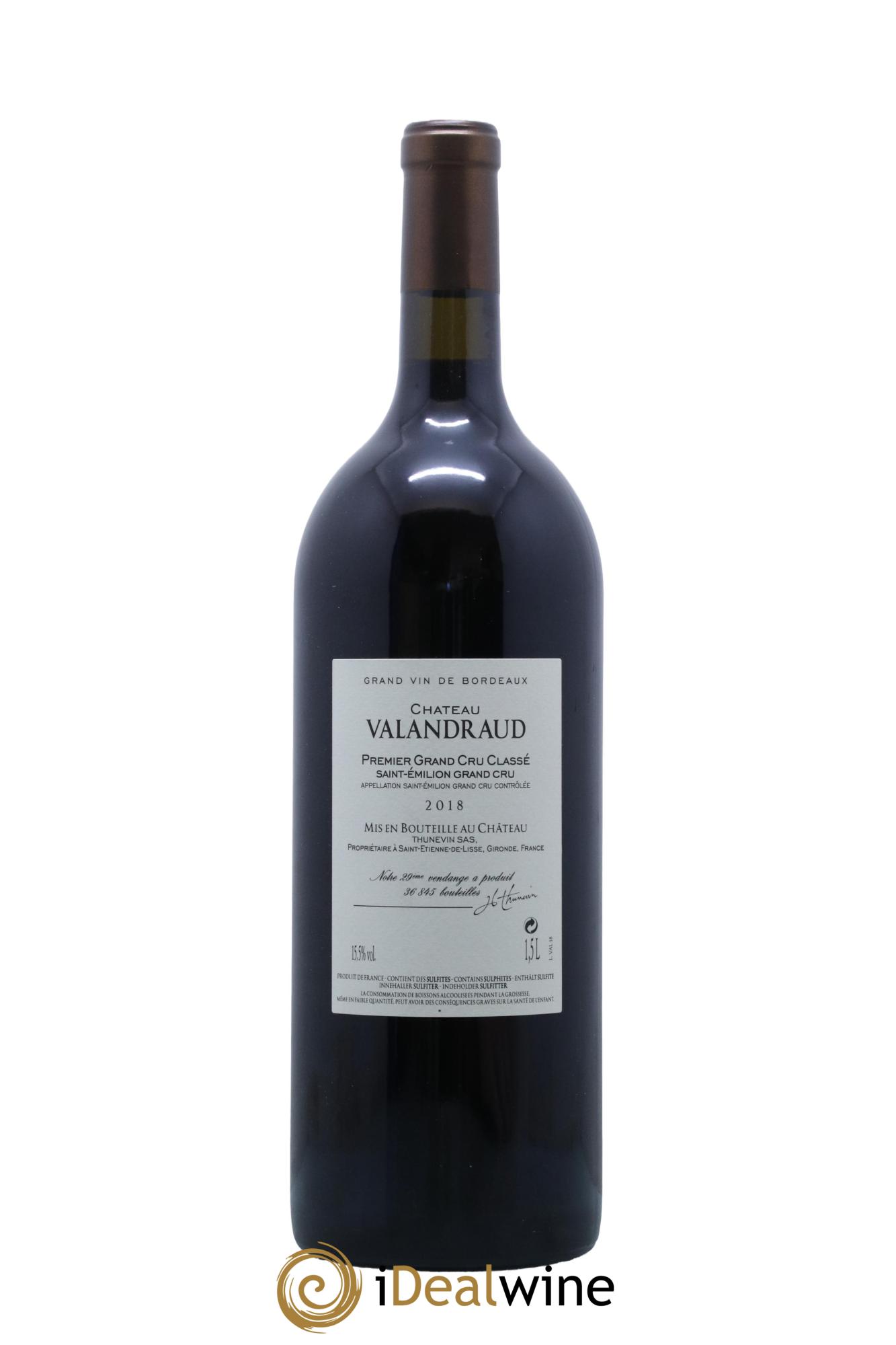 Château de Valandraud 2018 - Lot de 1 magnum - 2