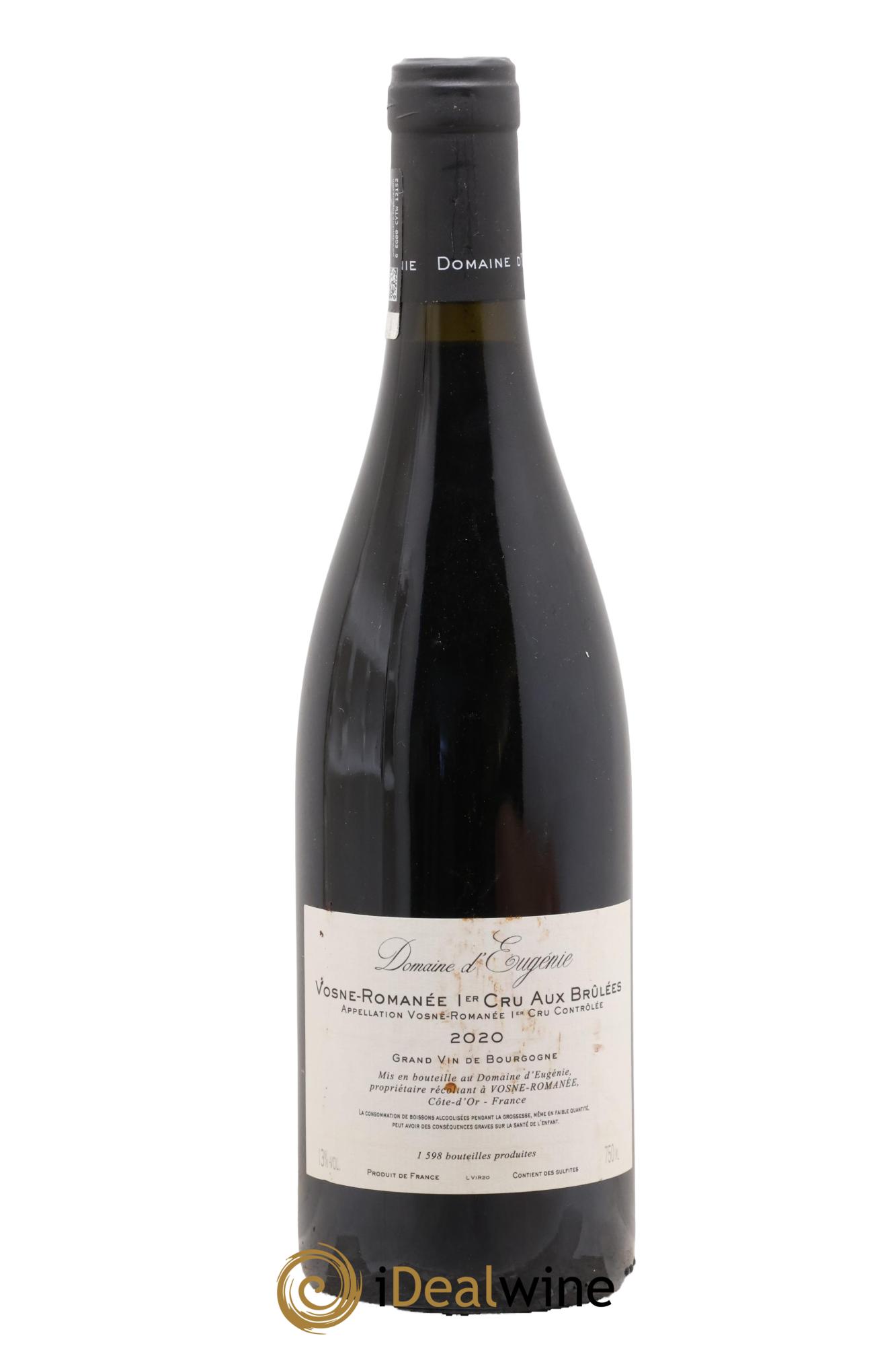 Vosne-Romanée 1er Cru Aux Brûlées Domaine René Engel - Domaine Eugénie 2020 - Lot de 1 bouteille - 1