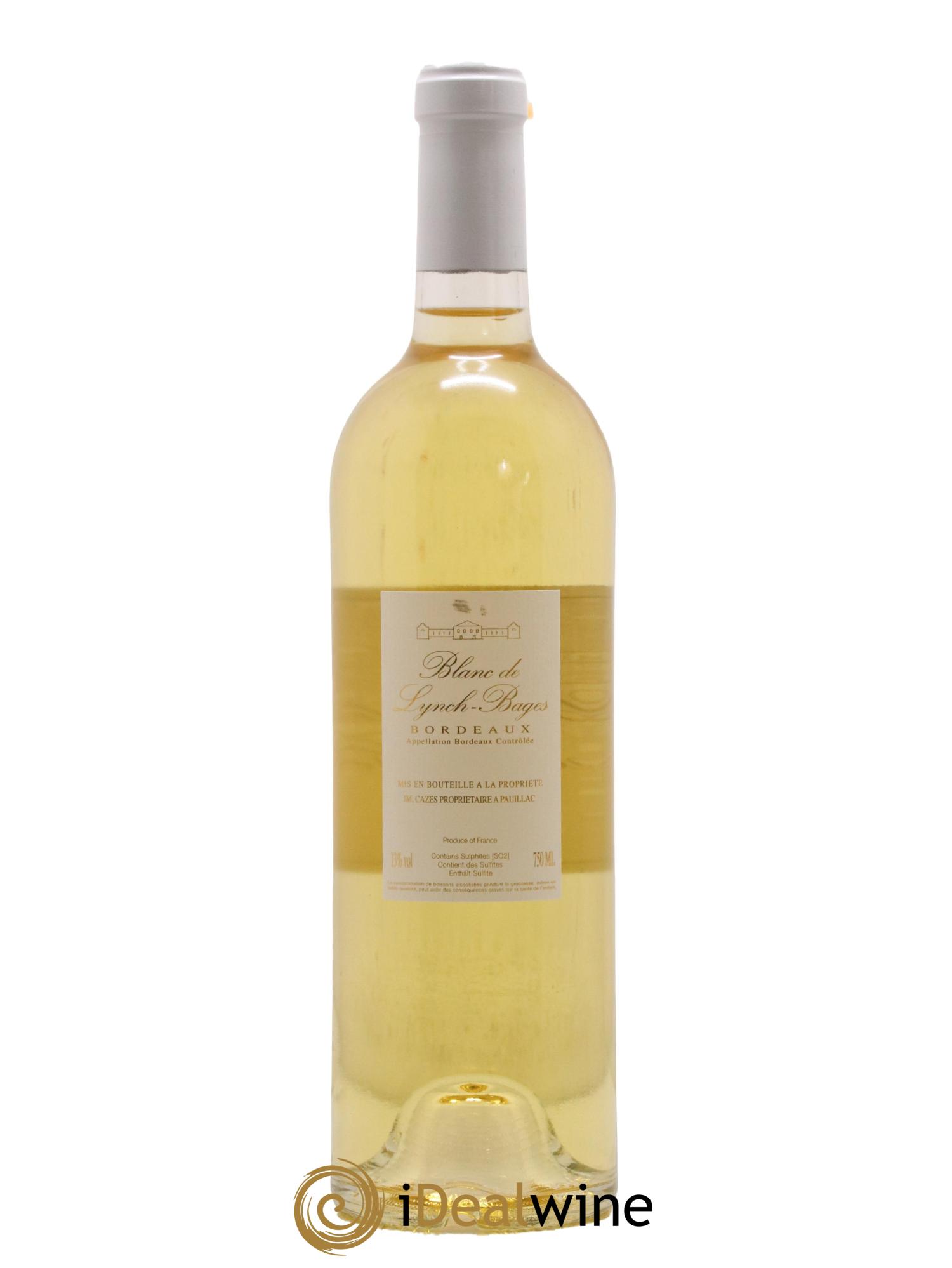 Blanc de Lynch Bages 2015 - Lot de 1 bouteille - 1