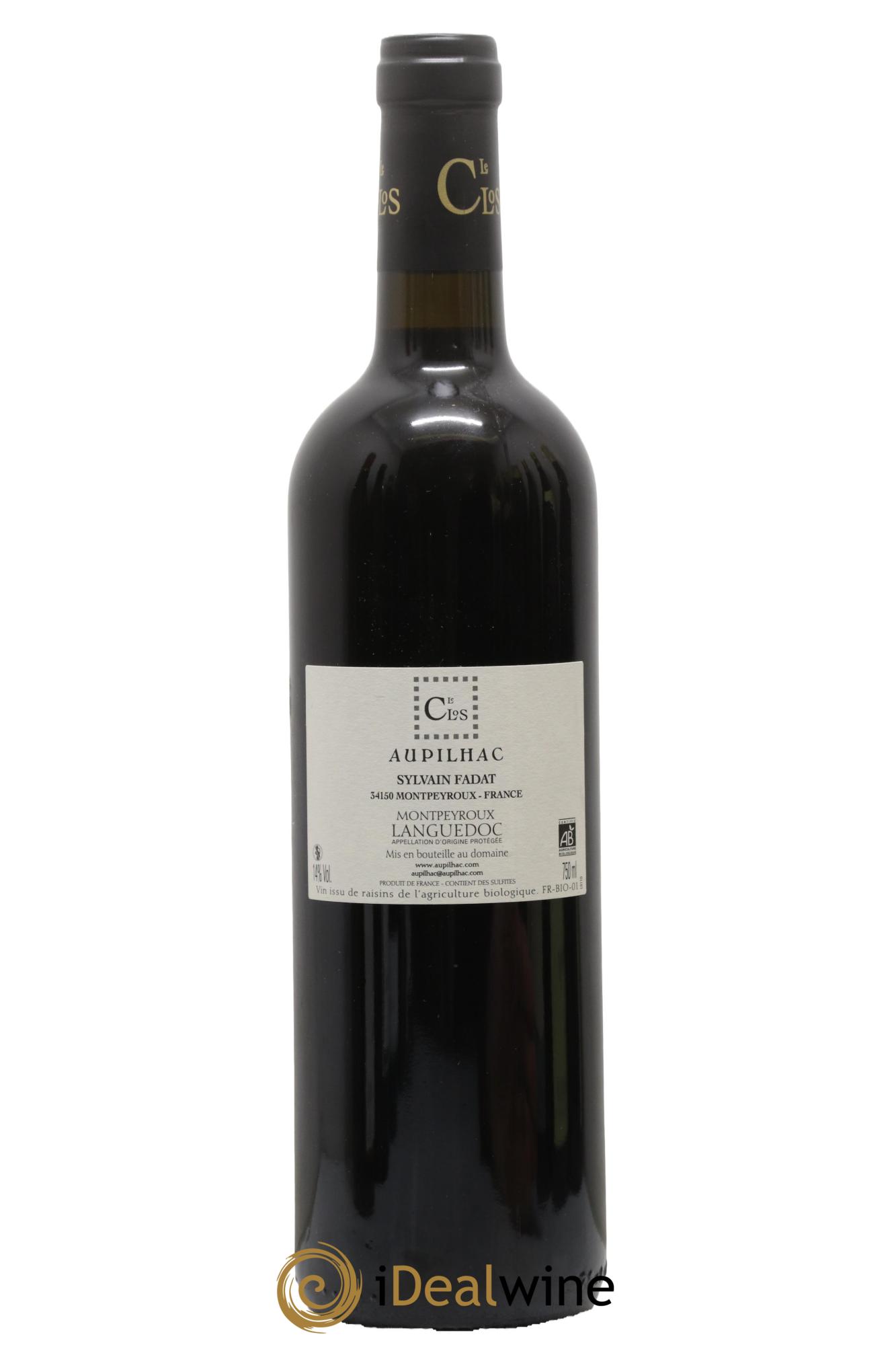 Languedoc-Montpeyroux Aupilhac (Domaine d') Le Clos Sylvain Fadat 2013 - Lotto di 1 bottiglia - 1