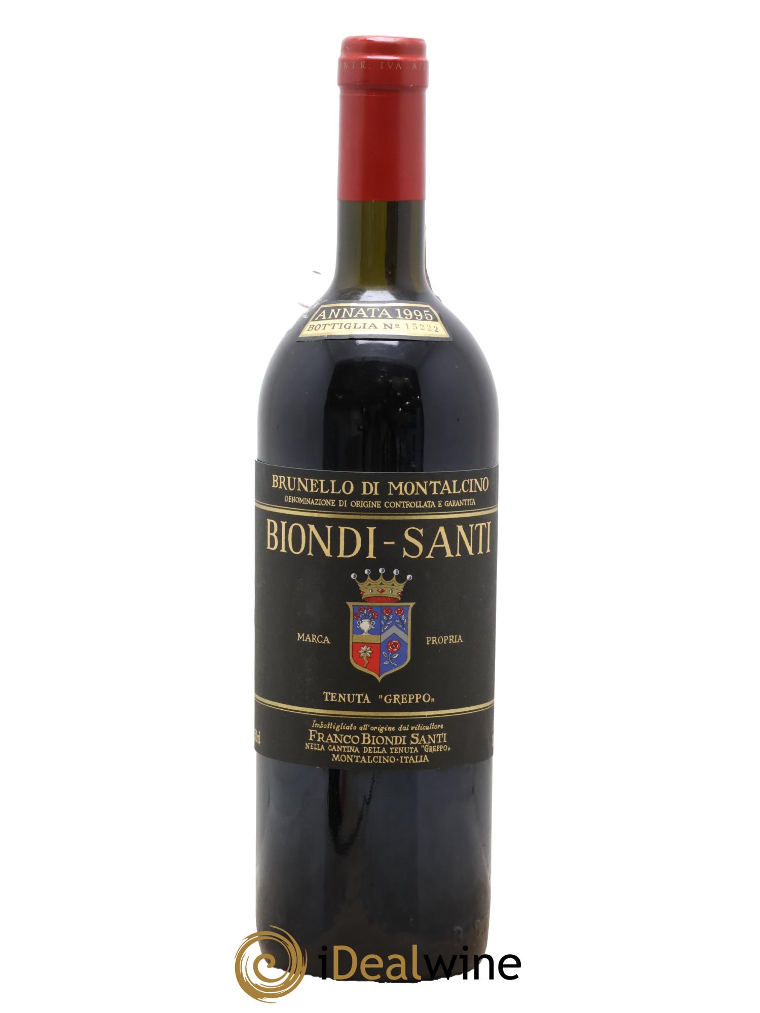 Brunello di Montalcino DOCG Biondi-Santi Tenuta Greppo 1995 - Lotto di 1 bottiglia - 0