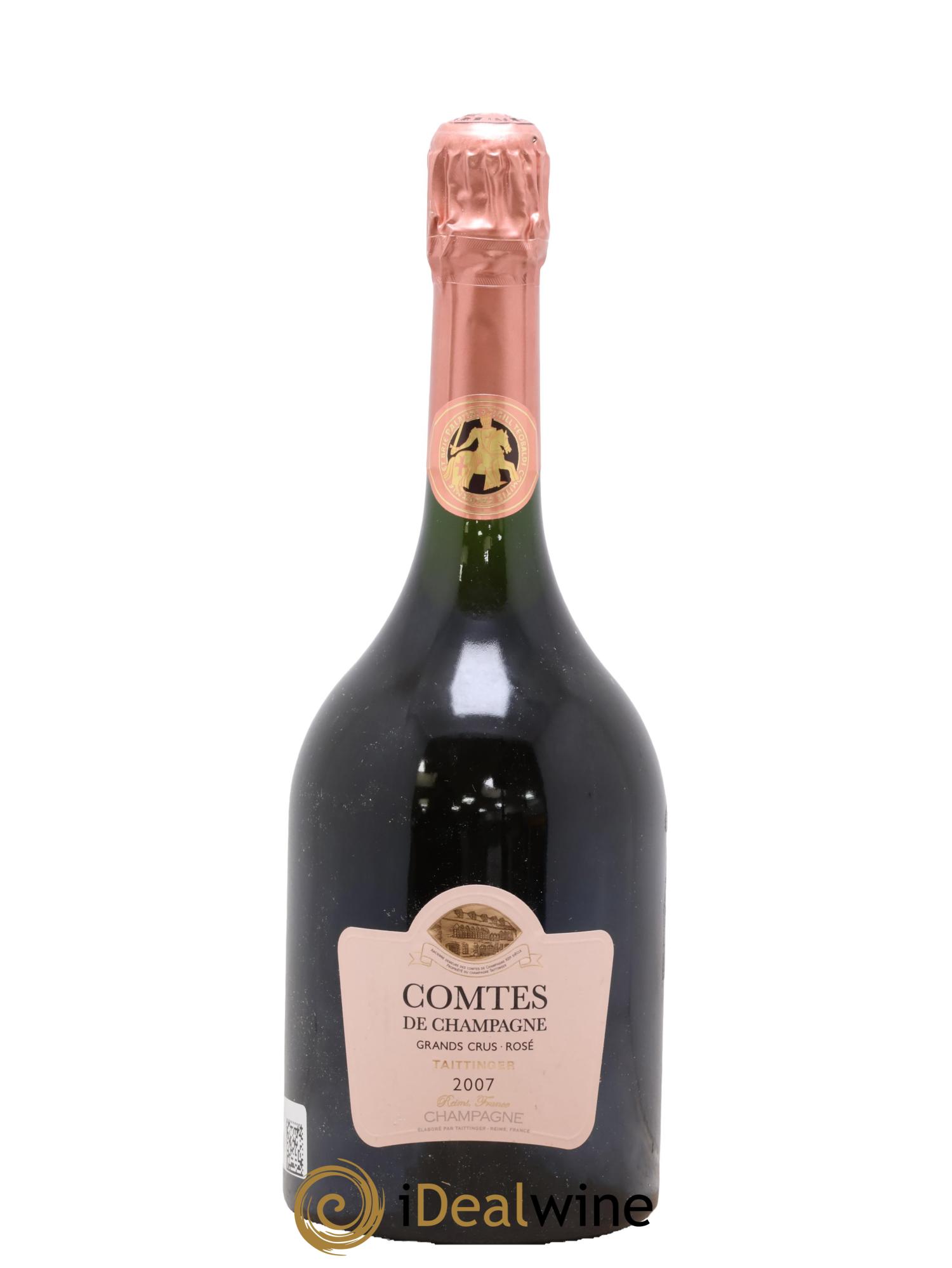 Comtes de Champagne Rosé Grand Cru Brut Taittinger 2007 - Lot de 1 bouteille - 0