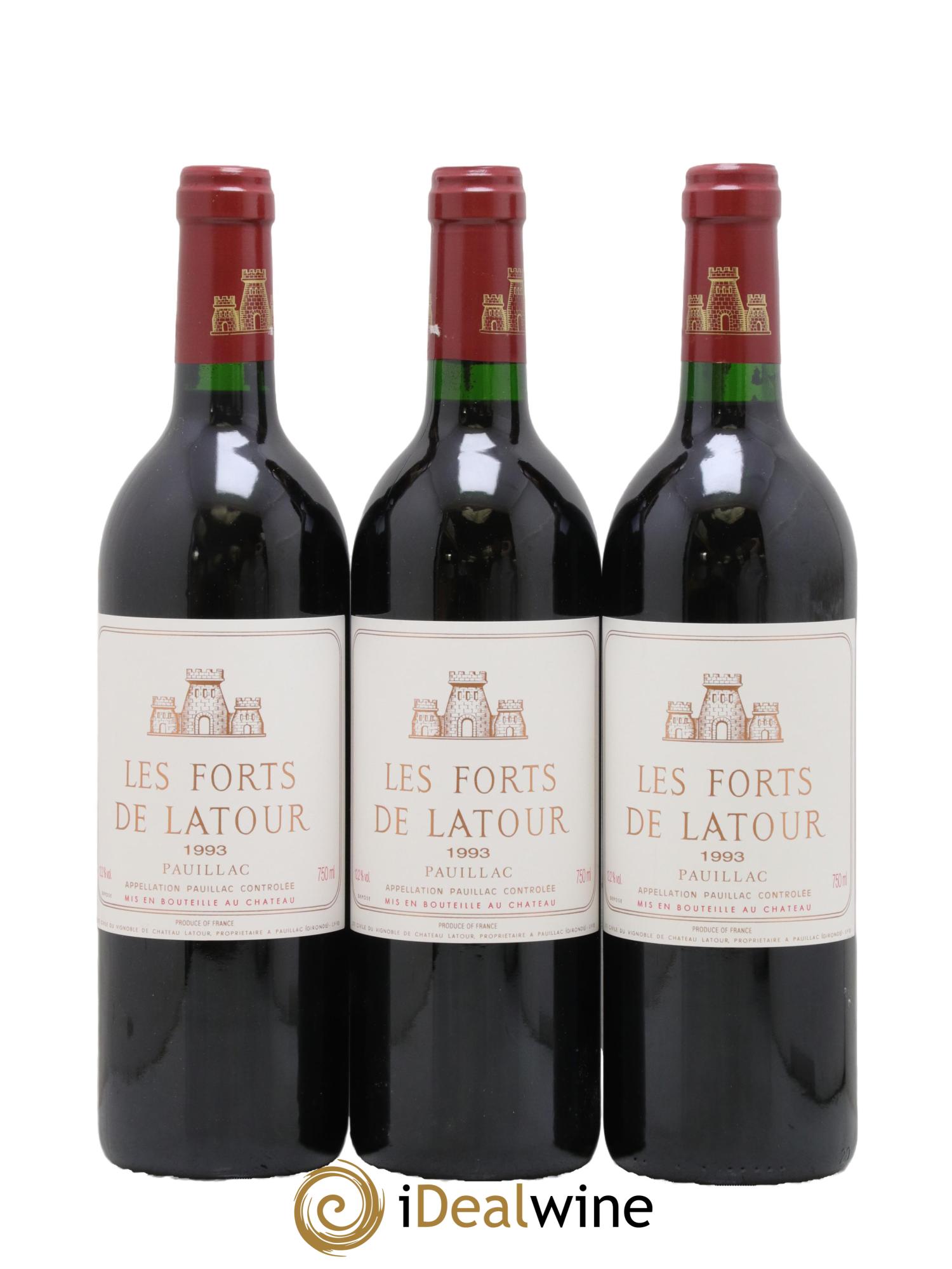 Les Forts de Latour Second Vin 1993 - Lot de 12 bouteilles - 4