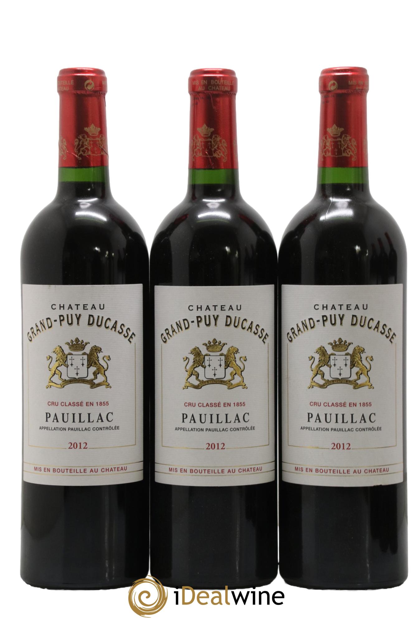 Château Grand Puy Ducasse 5ème Grand Cru Classé 2012 - Lot de 12 bouteilles - 1