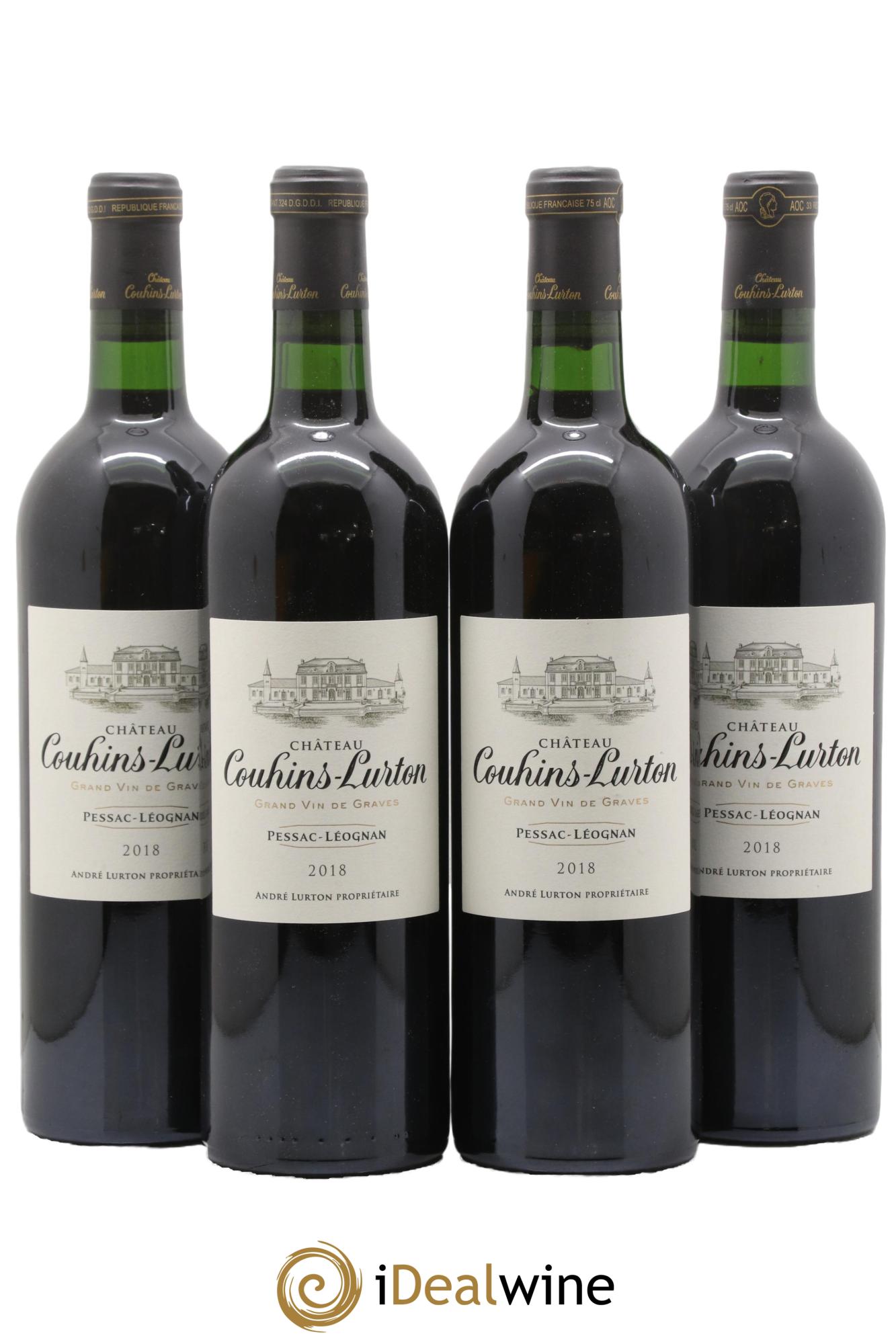 Château Couhins-Lurton 2018 - Lot de 4 bouteilles - 0