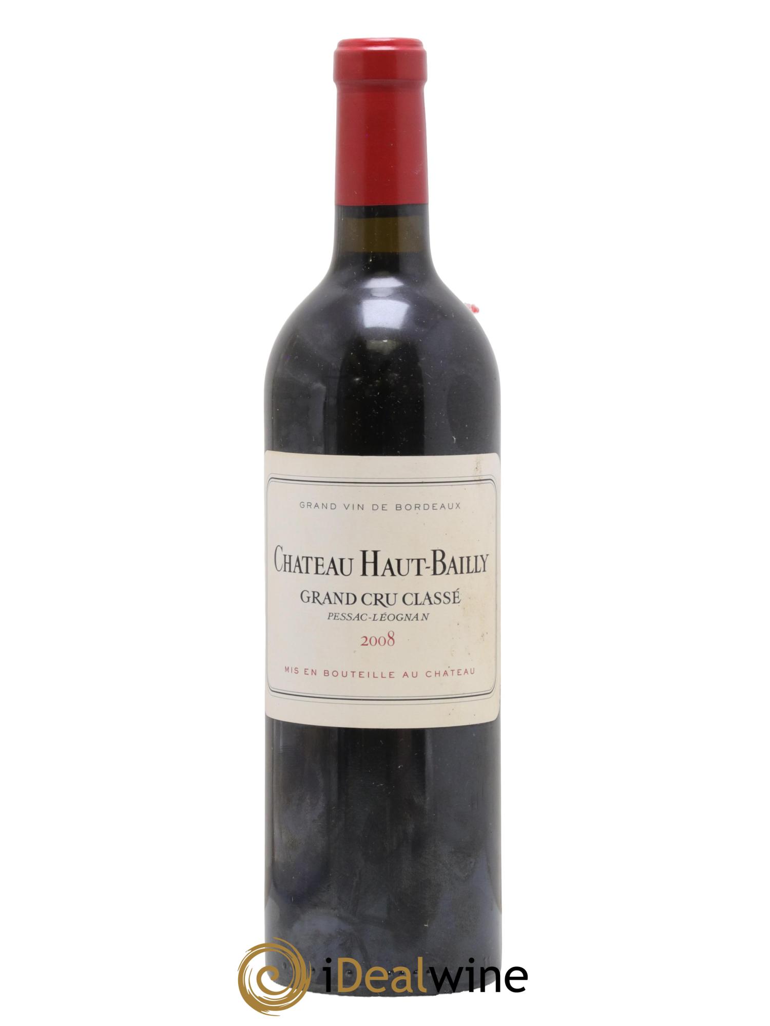 Château Haut-Bailly Cru Classé de Graves 2008 - Posten von 1 Flasche - 0
