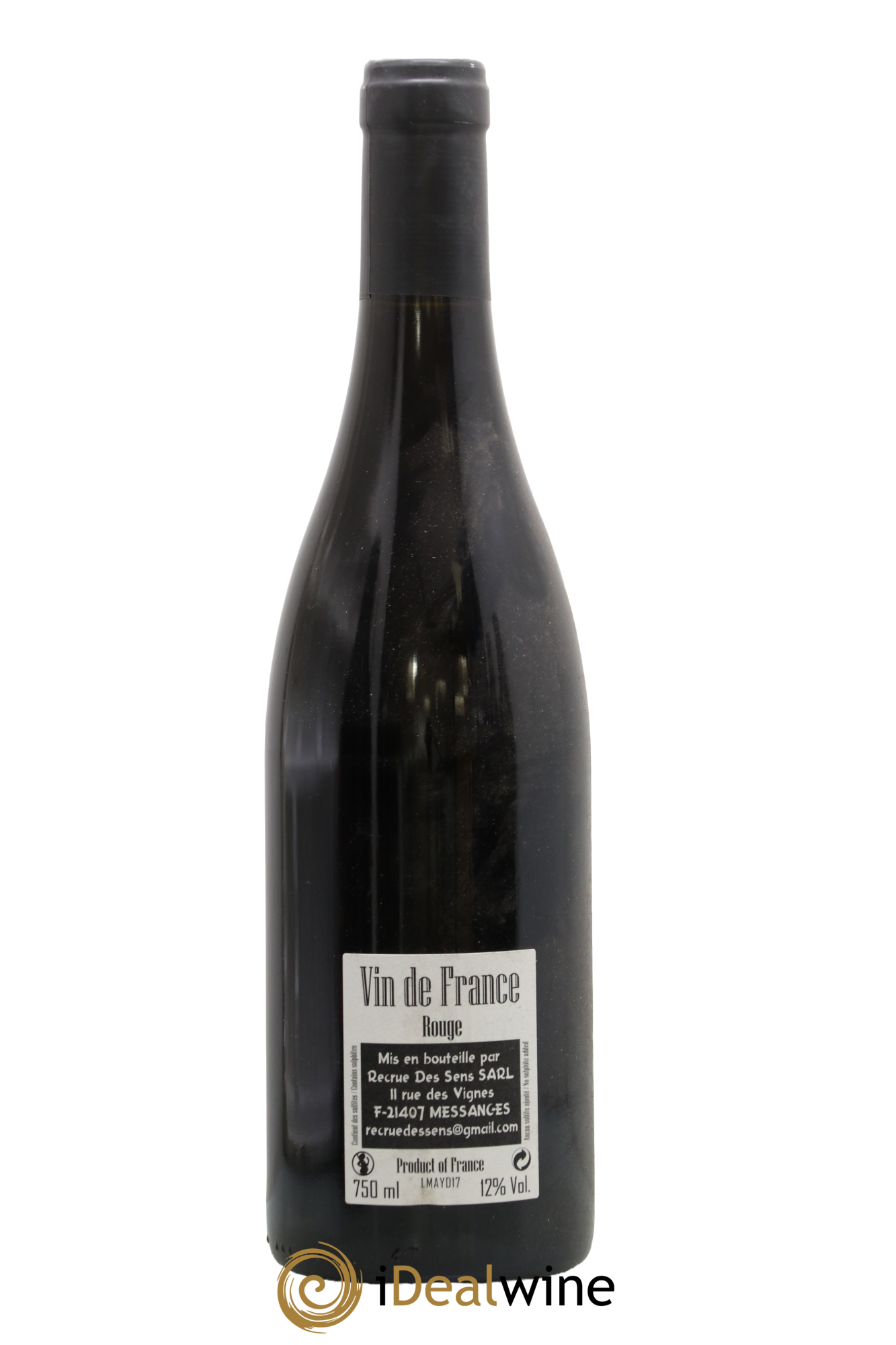 Vin de France Mars Attack Yann Durieux - Recrue des Sens 2017 - Lot de 1 bouteille - 1