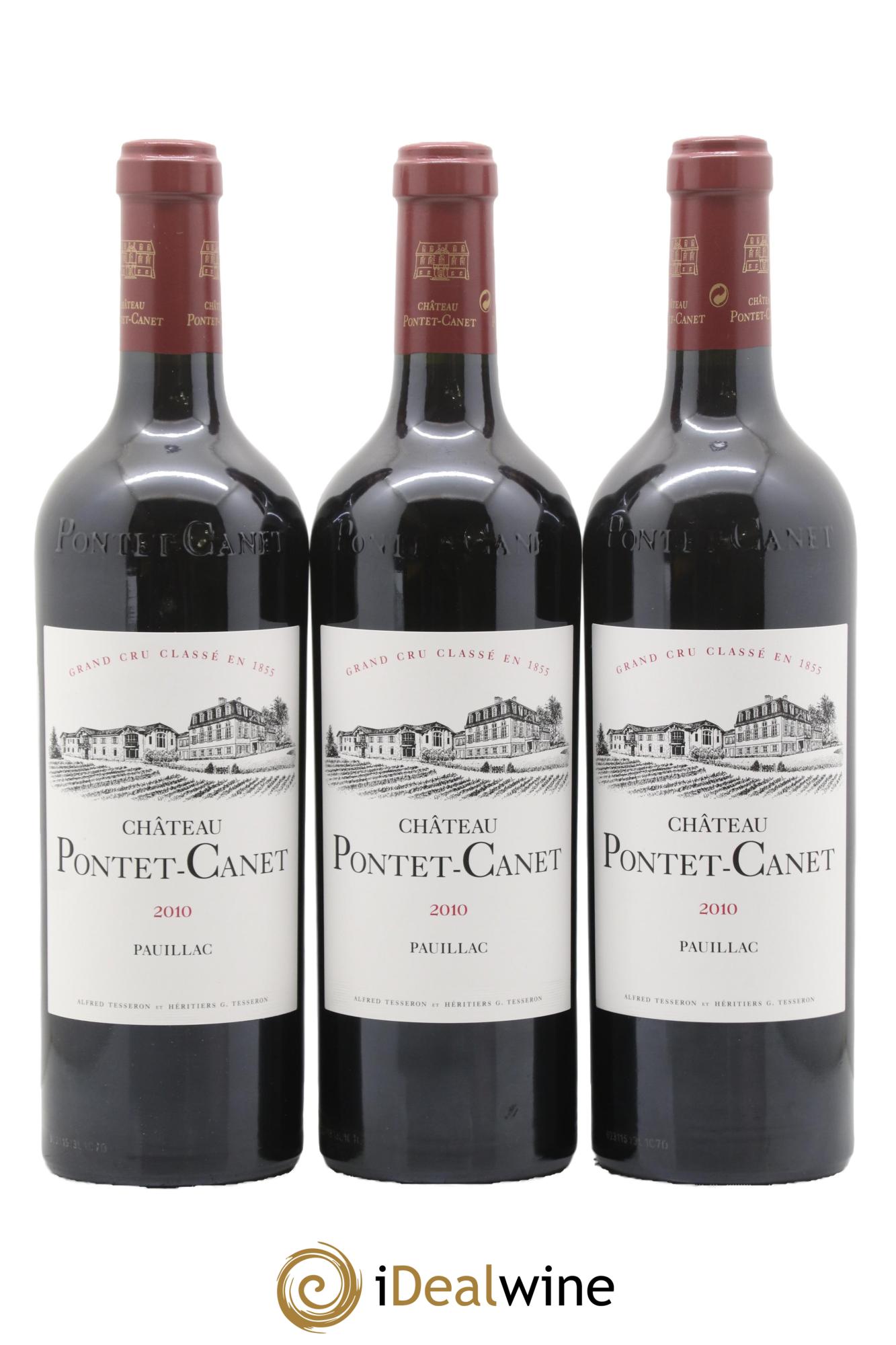 Château Pontet Canet 5ème Grand Cru Classé 2010 - Posten von 12 Flaschen - 7