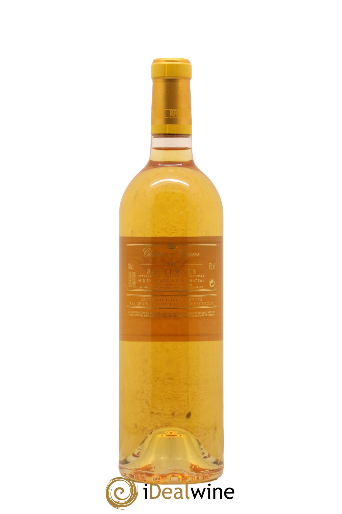 Château d' Yquem 1er Cru Classé Supérieur 2015 - Posten von 1 Flasche - 2