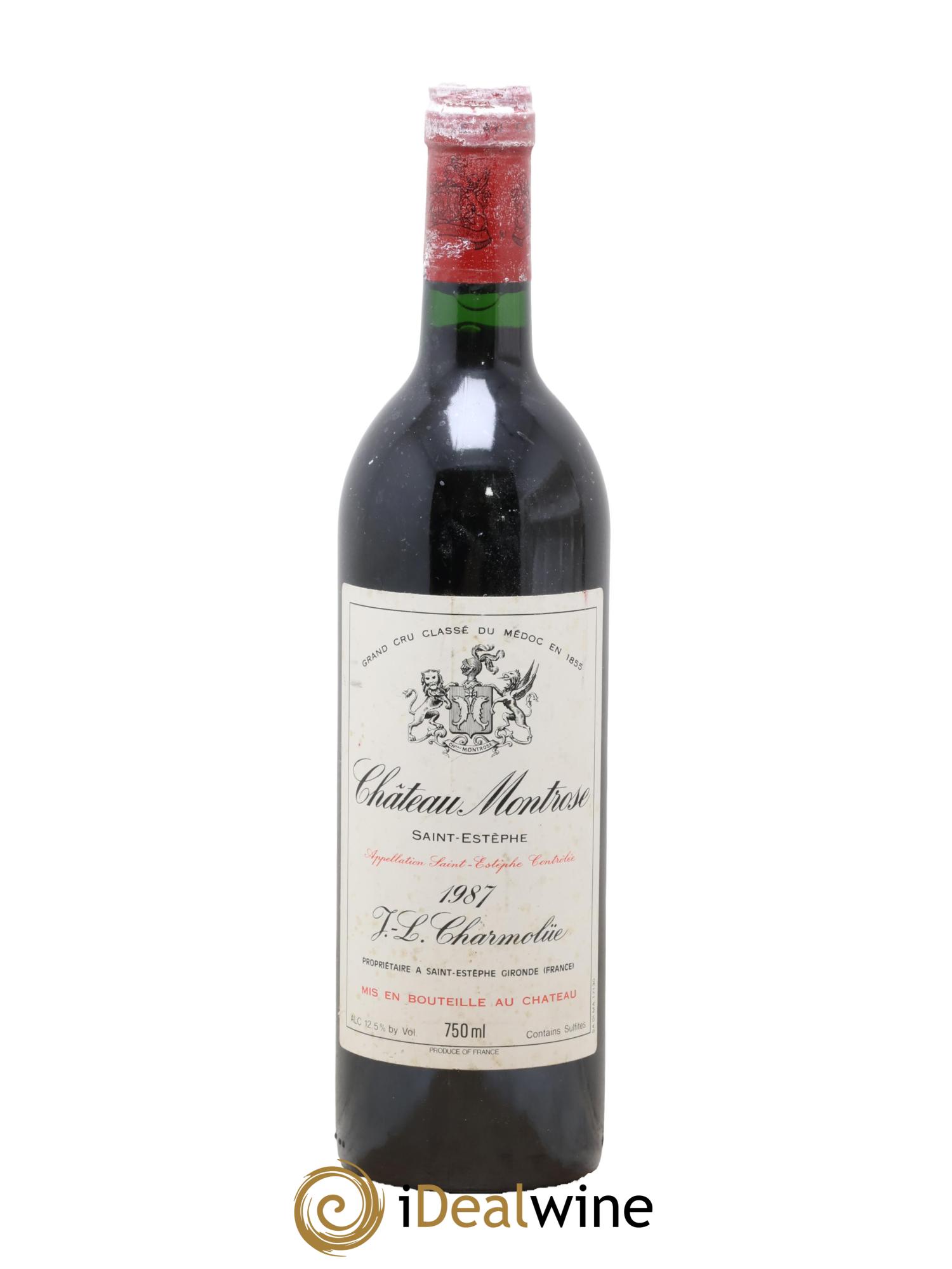 Château Montrose 2ème Grand Cru Classé 1987 - Lot de 1 bouteille - 0