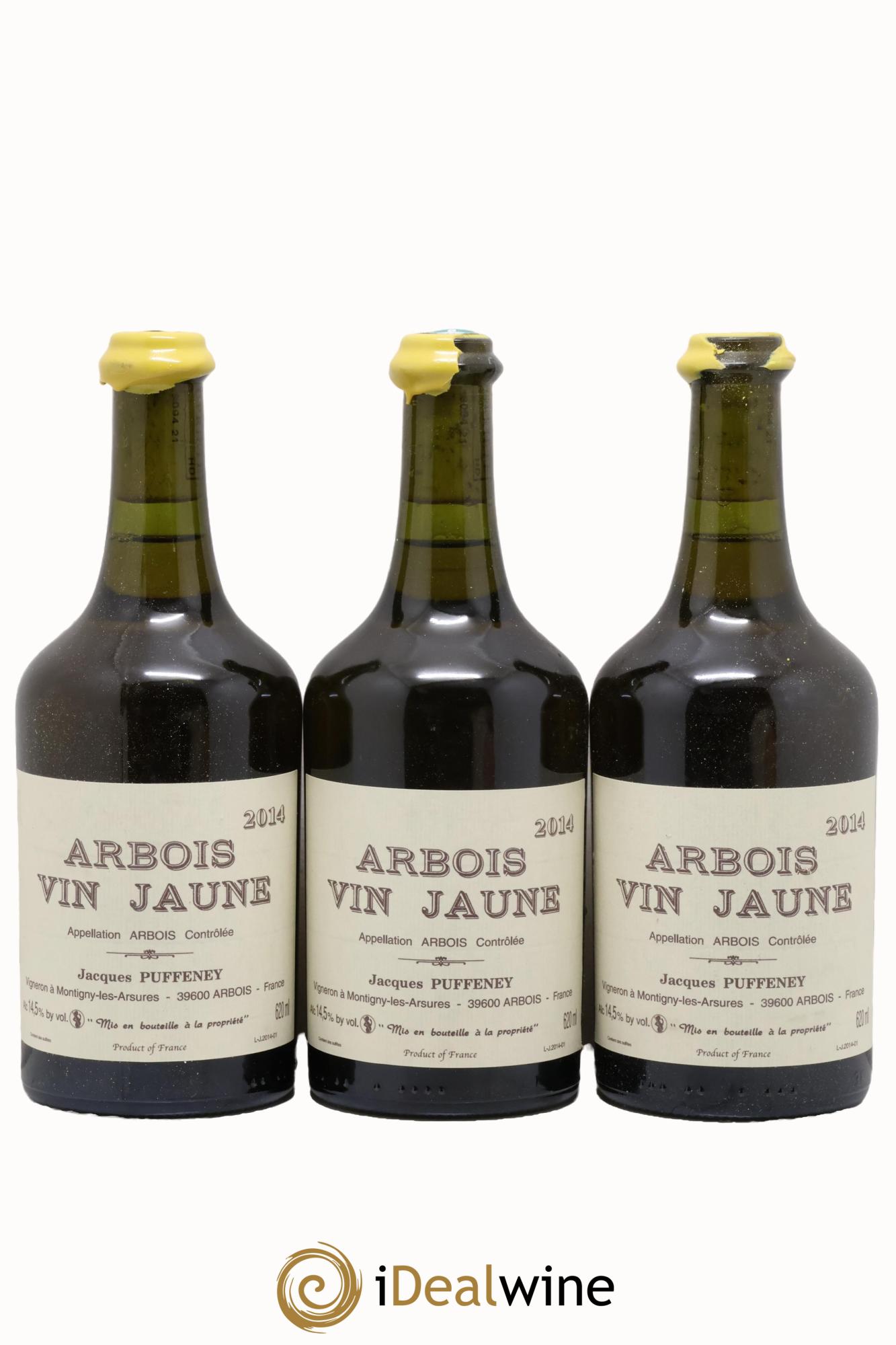 Arbois Vin Jaune Jacques Puffeney 2014 - Lot of 3 Clavelins - 0