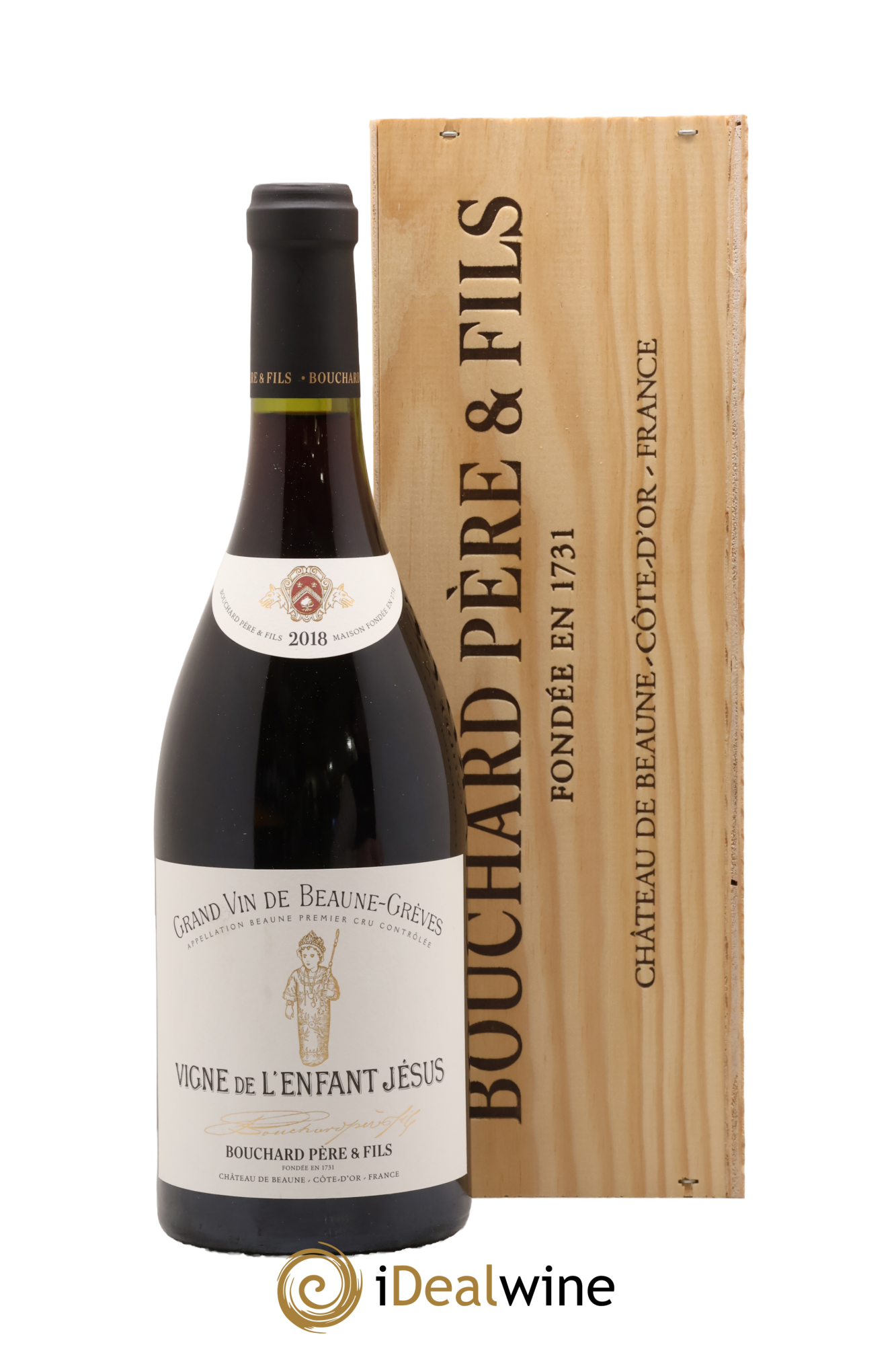 Beaune 1er Cru Grèves - Vigne de l'Enfant Jésus Bouchard Père & Fils 2018 - Lot de 1 bouteille - 0