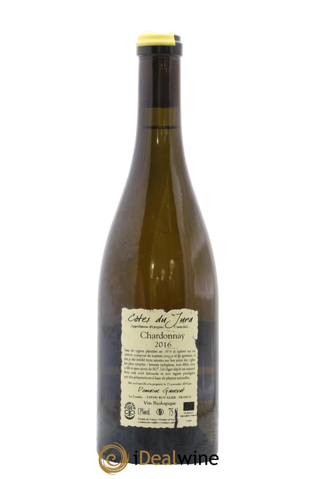Côtes du Jura Les Grands Teppes Vieilles Vignes Jean-François Ganevat (Domaine) 2016 - Lot of 1 bottle - 1