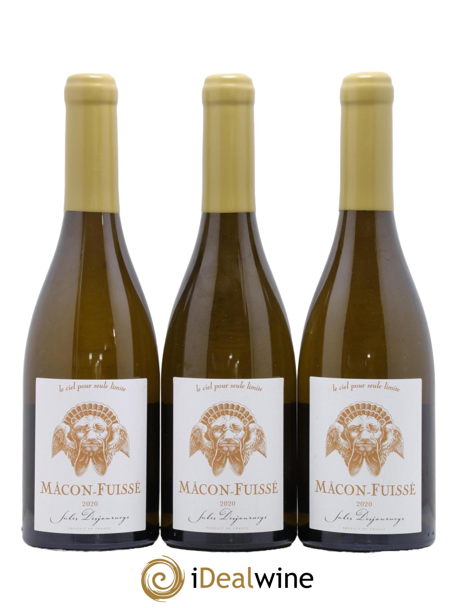 Mâcon-Fuissé Bois de la Croix Jules Desjourneys 2020 - Lot de 3 bouteilles - 0