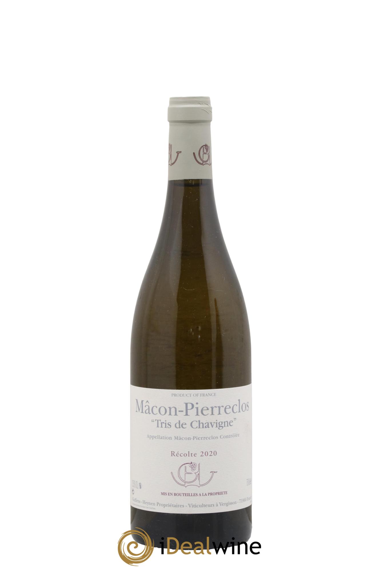 Mâcon-Pierreclos Tri de Chavigne Guffens-Heynen 2020 - Lot de 1 bouteille - 0