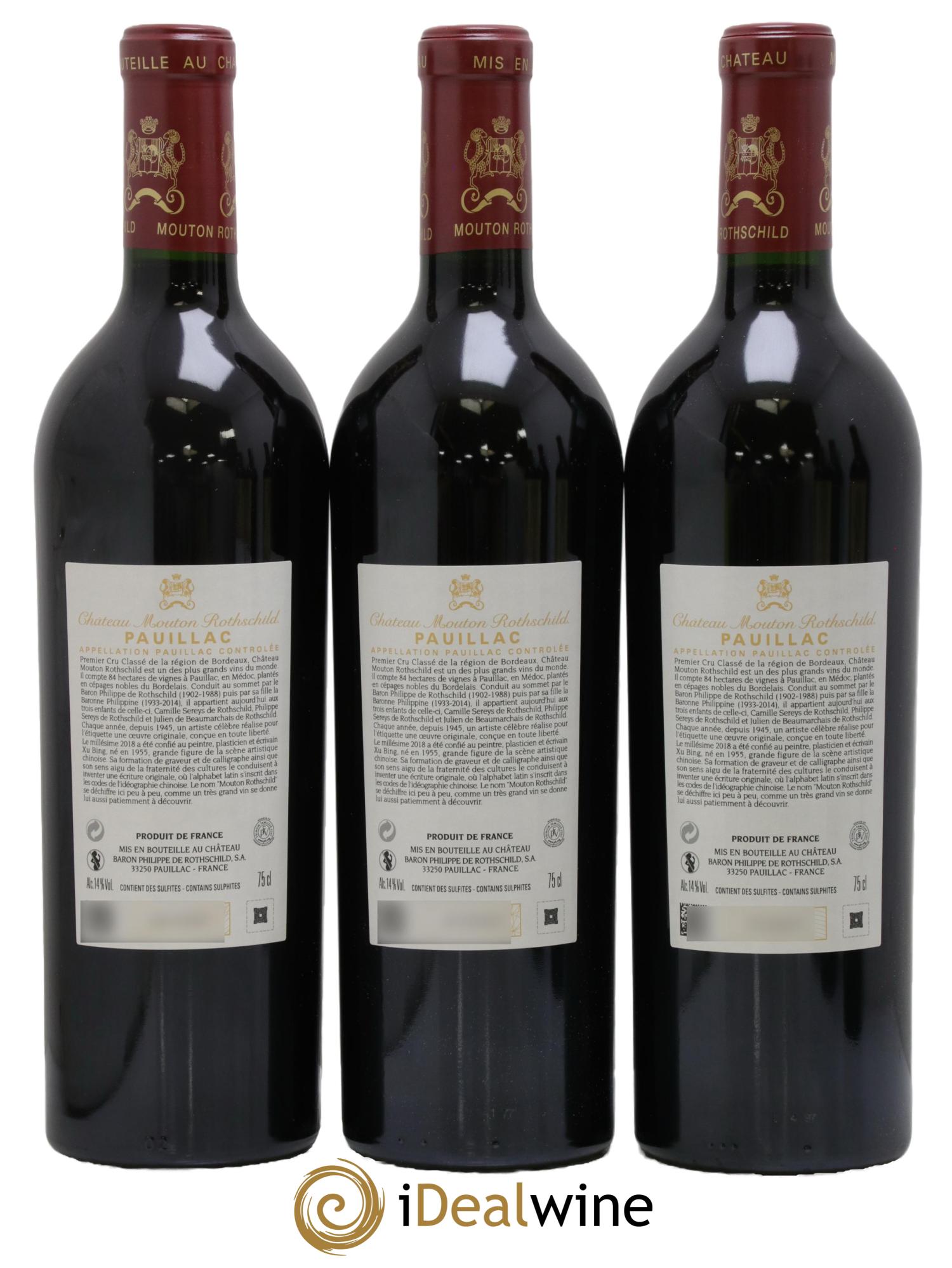 Château Mouton Rothschild 1er Grand Cru Classé 2018 - Lotto di 6 bottiglie - 2