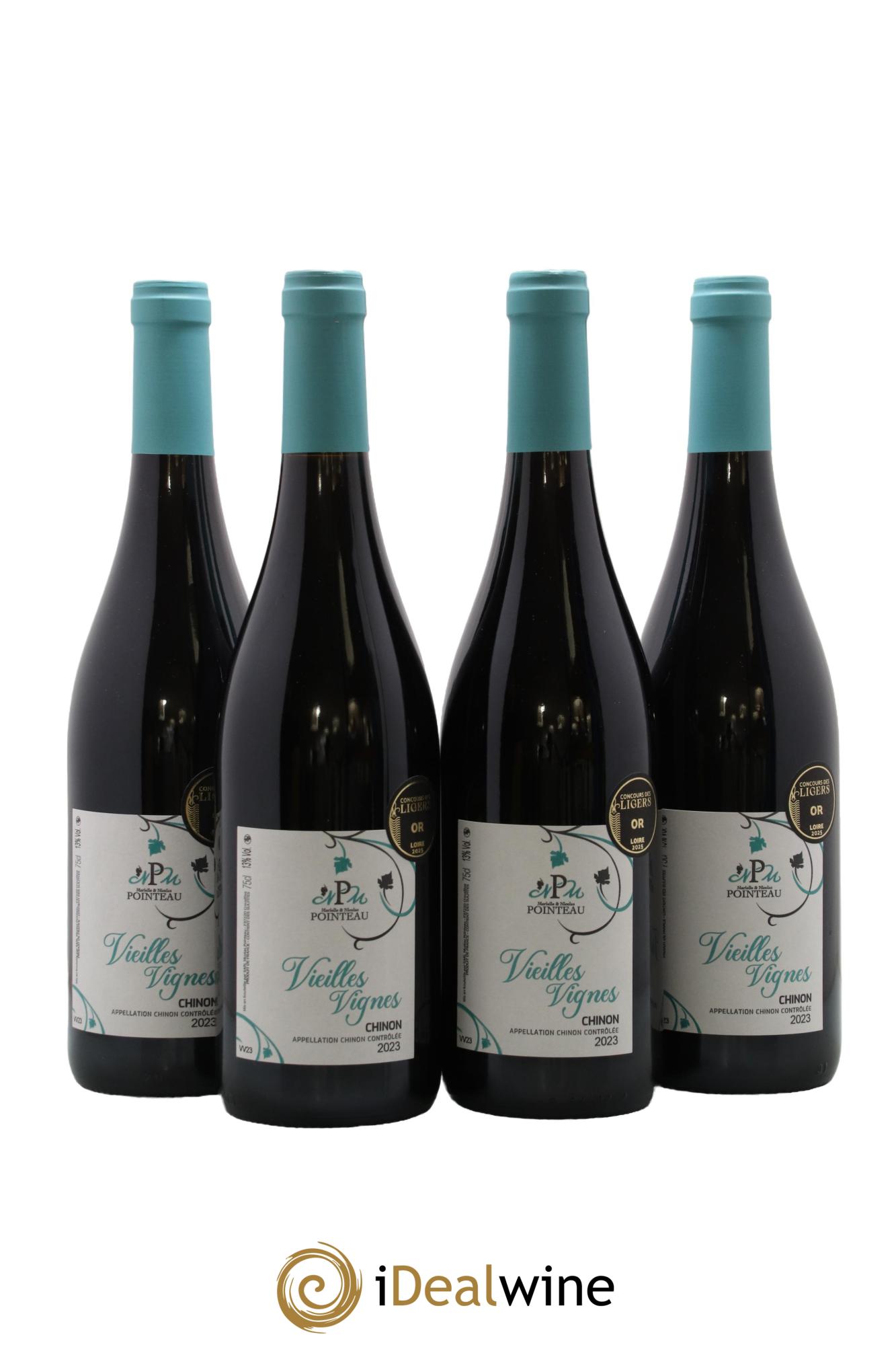 Chinon Vieilles Vignes Domaine Pointeau 2023 - Lot de 4 bouteilles - 0