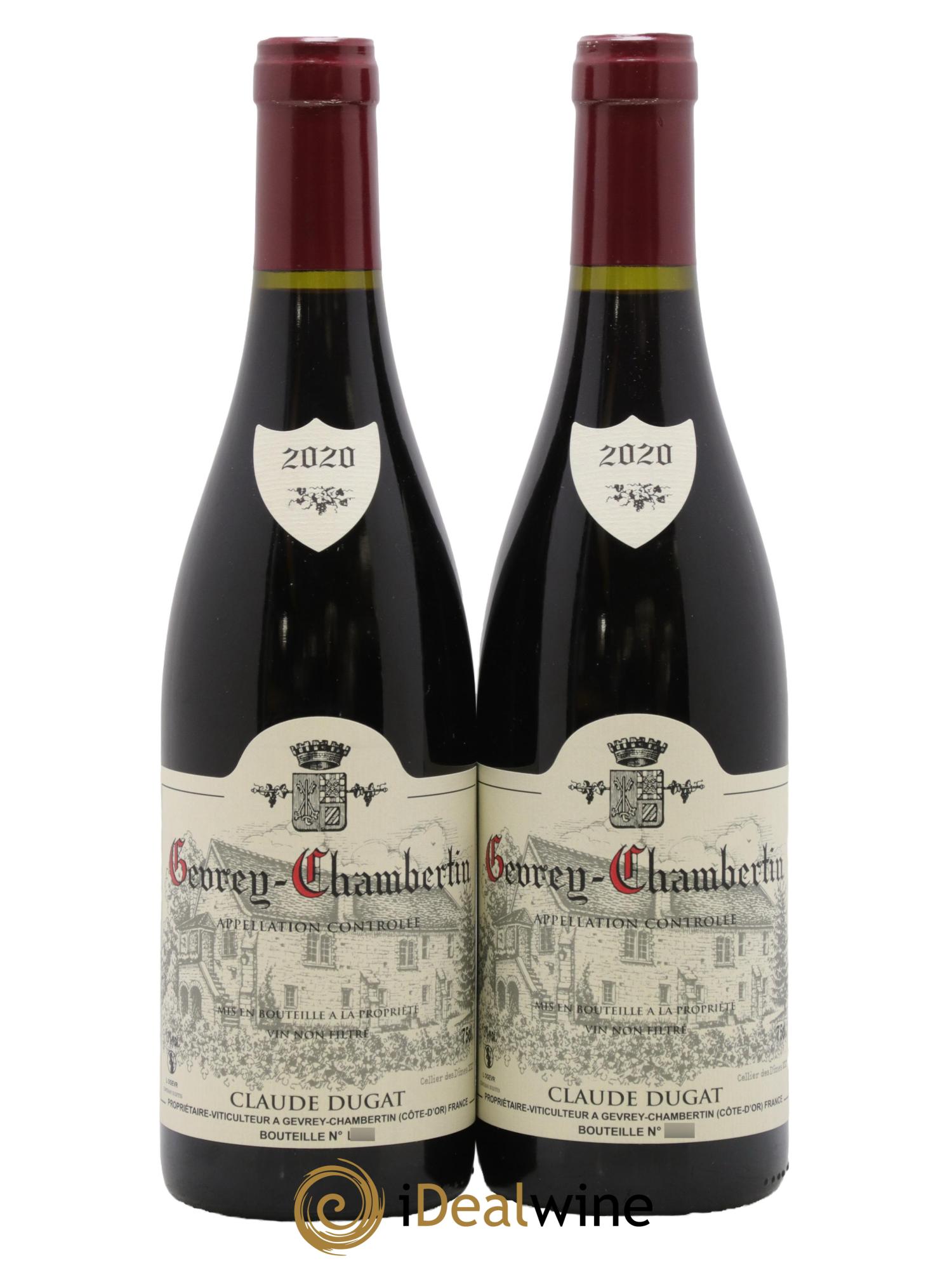 Gevrey-Chambertin Claude Dugat 2020 - Posten von 2 Flaschen - 0