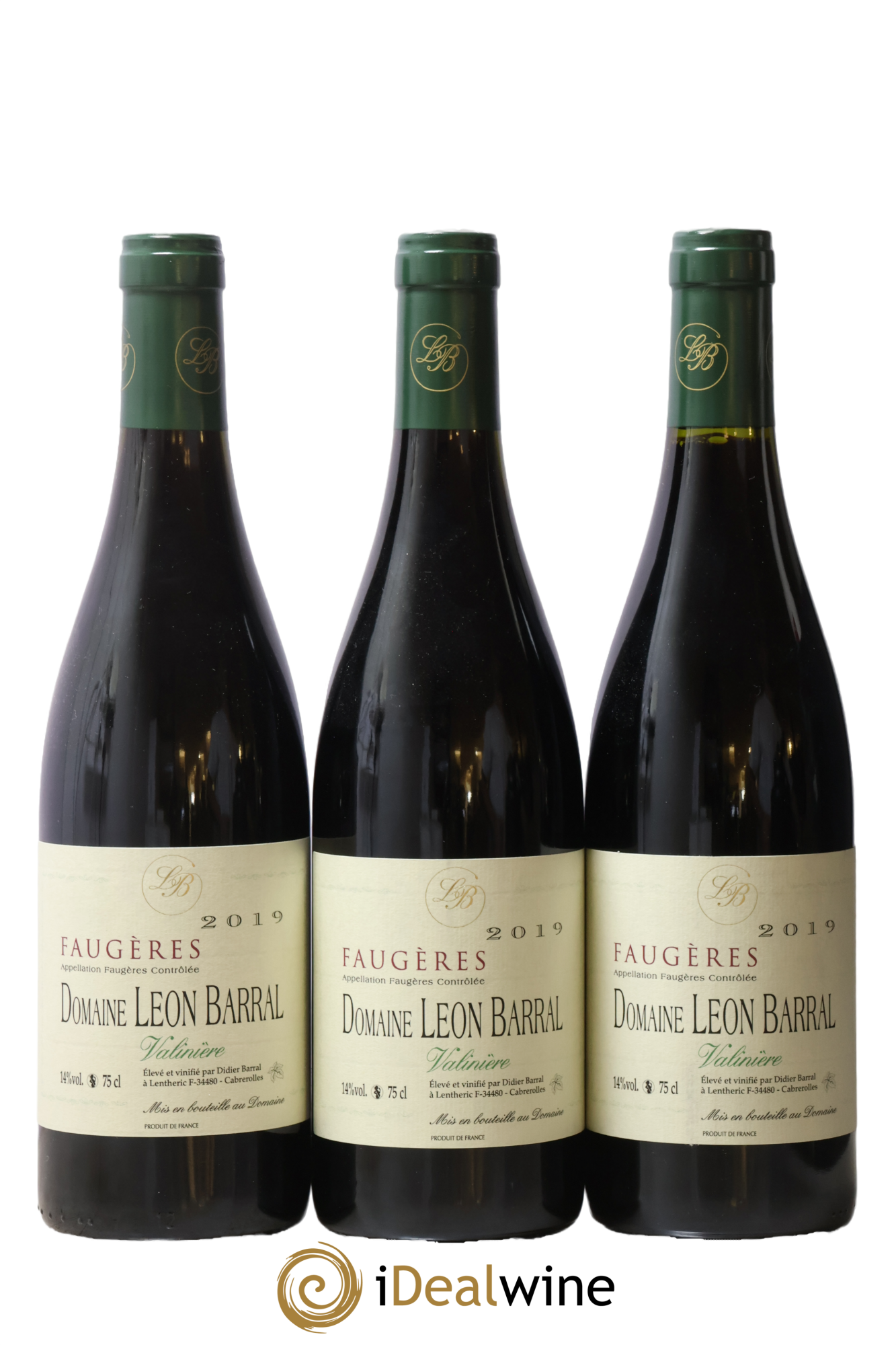 Faugères Valinière Domaine Léon Barral 2019 - Lot de 3 bouteilles - 0