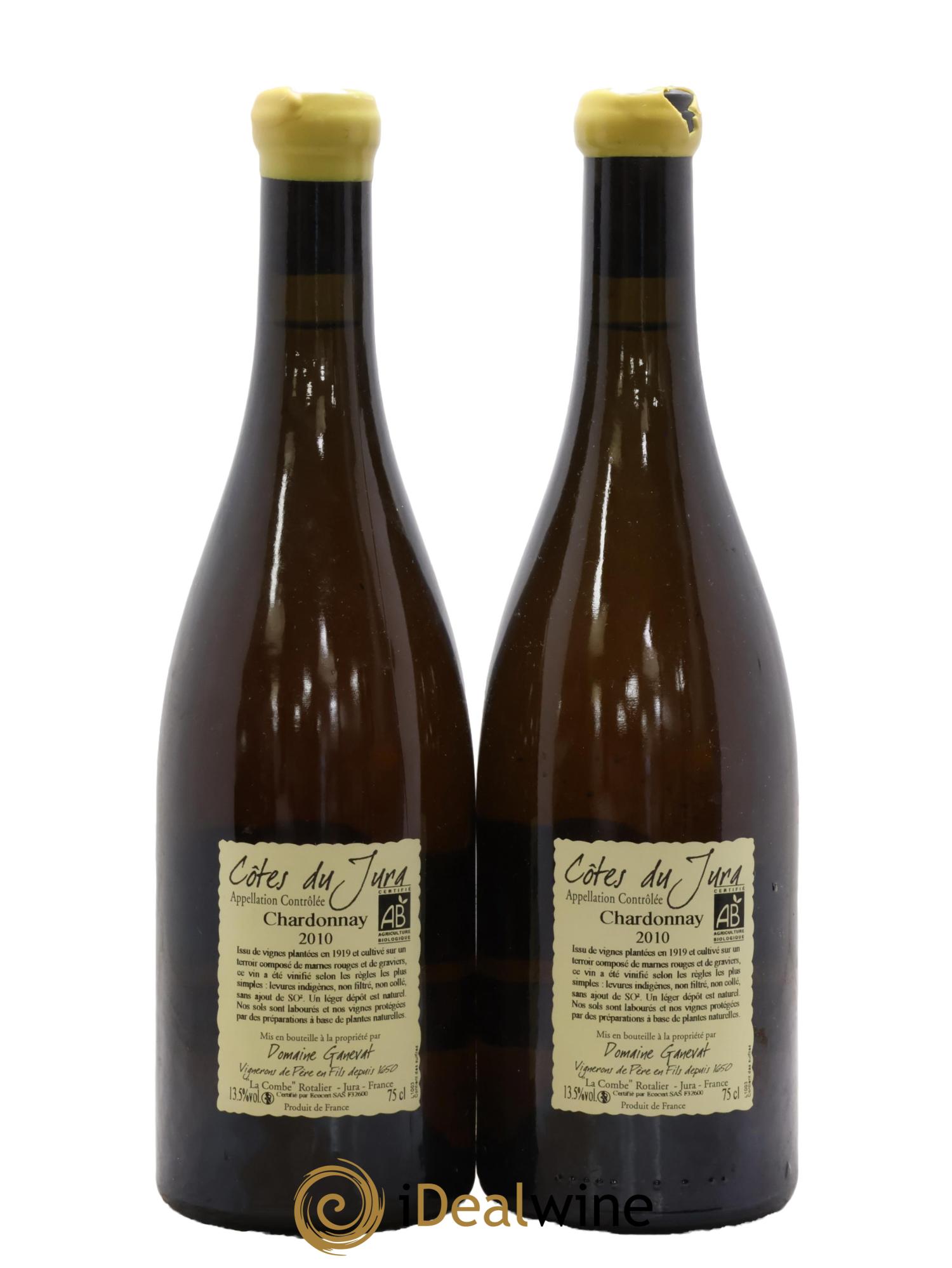 Côtes du Jura Les Grands Teppes Vieilles Vignes Jean-François Ganevat (Domaine) 2010 - Lot de 2 bouteilles - 1
