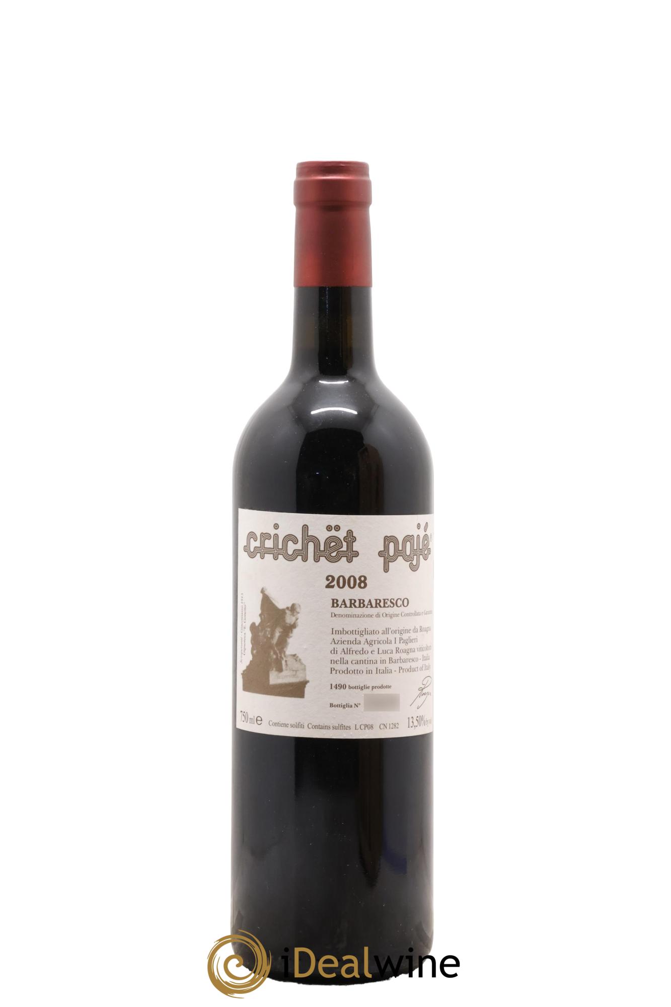 Barbaresco DOCG Crichet Pajé Roagna 2008 - Lot of 1 bottle - 1