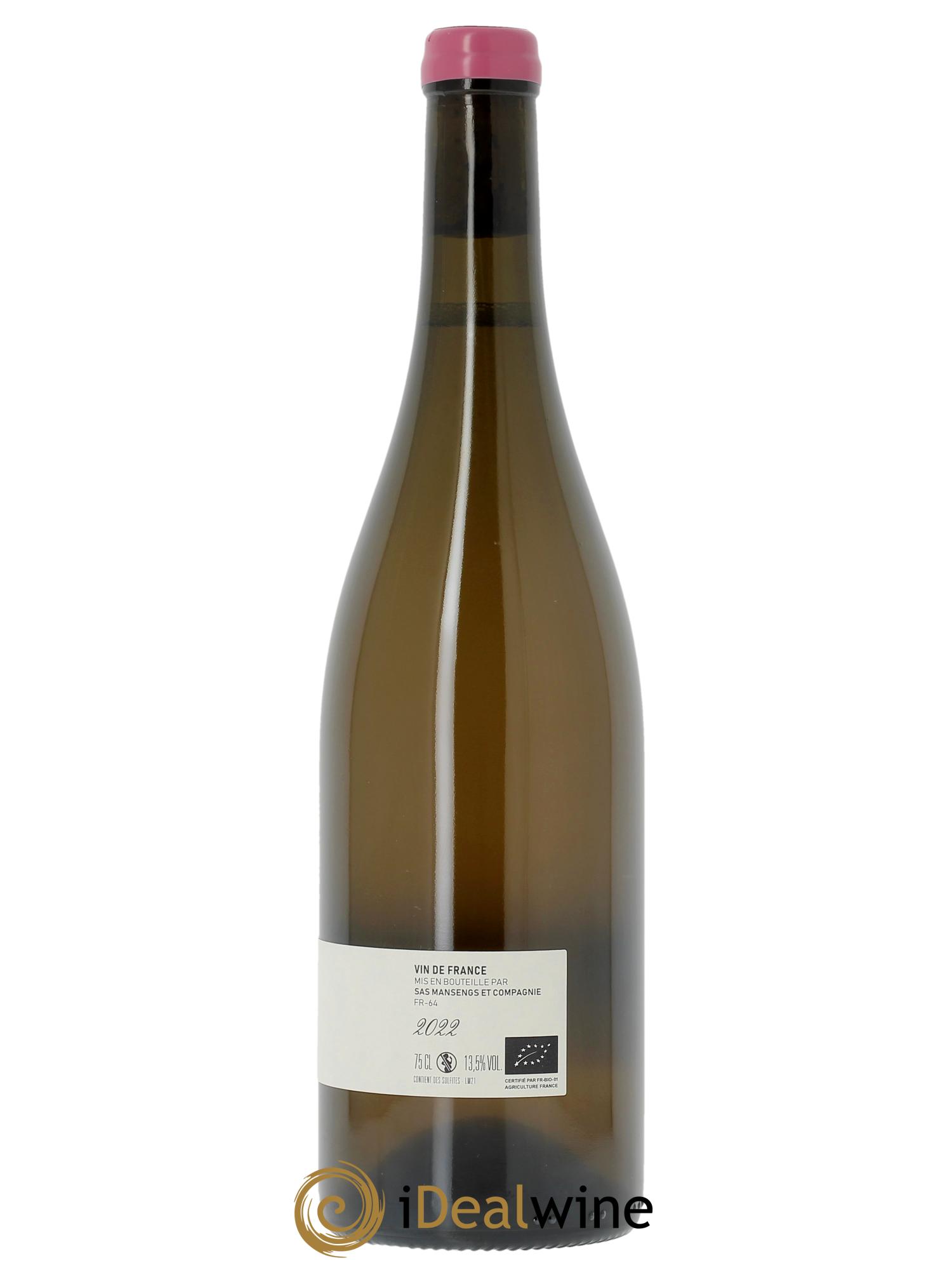 Vin de France Mansengs Jean-Baptiste Semmartin  2022 - Lot of 1 bottle - 1