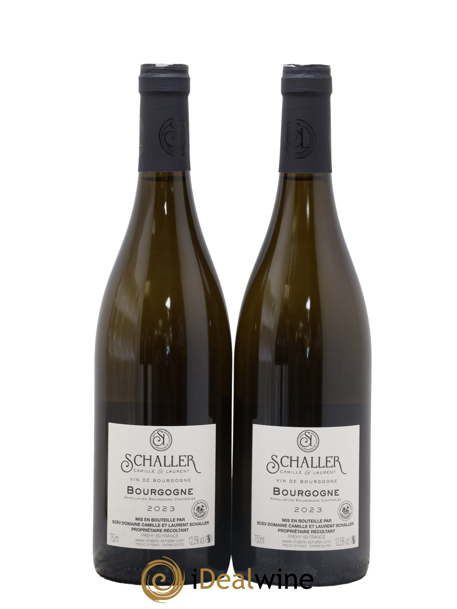 Bourgogne Camille Et Laurent Schaller 2023 - Lot de 2 bouteilles - 1