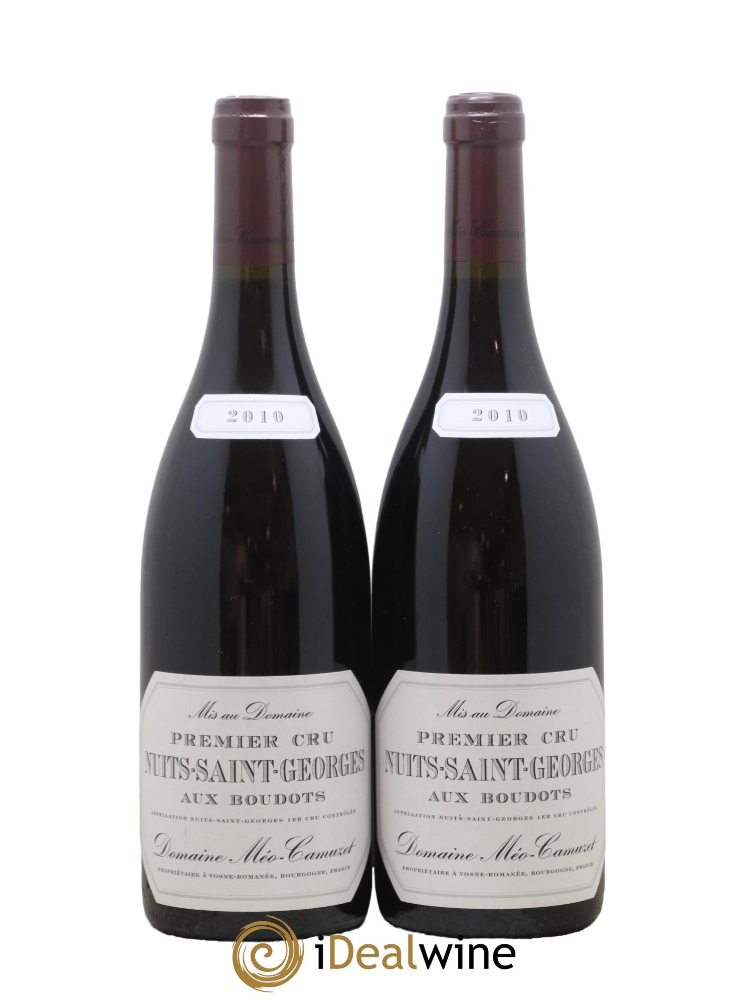 Nuits-Saint-Georges 1er Cru Aux Boudots Méo-Camuzet (Domaine) 2010 - Lot de 2 bouteilles - 0