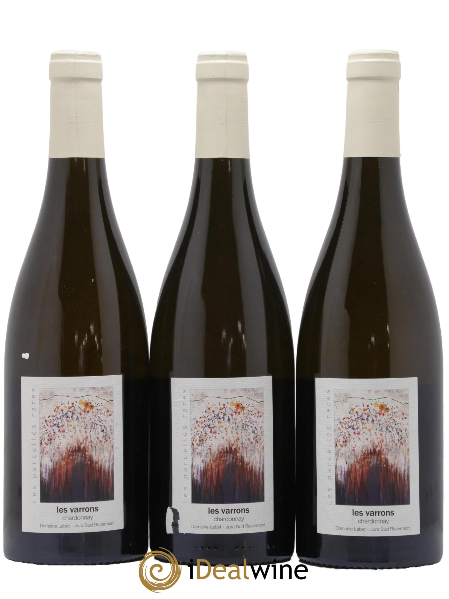 Côtes du Jura Chardonnay Les Varrons Romain - Julien - Charline Labet 2021 - Lot de 3 bouteilles - 0