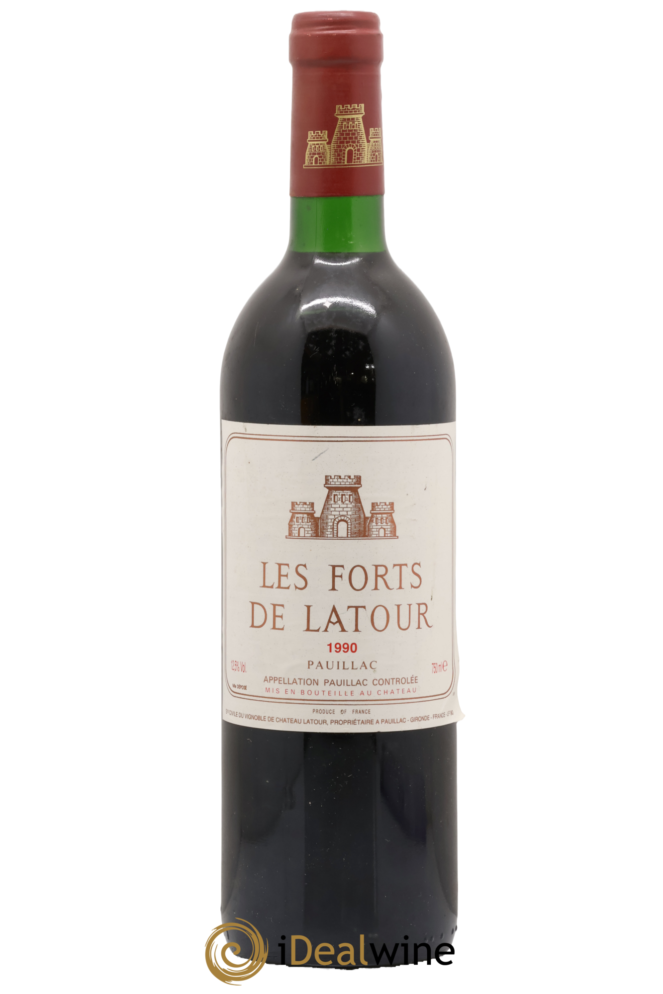 Les Forts de Latour Second Vin 1990 - Posten von 1 Flasche - 0