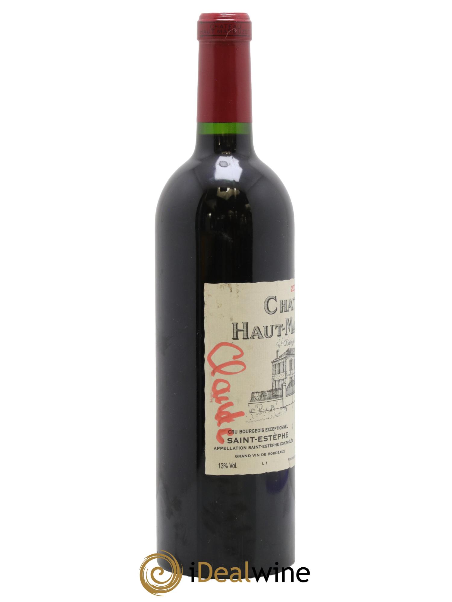 Château Haut Marbuzet 2003 - Lot of 1 bottle - 1