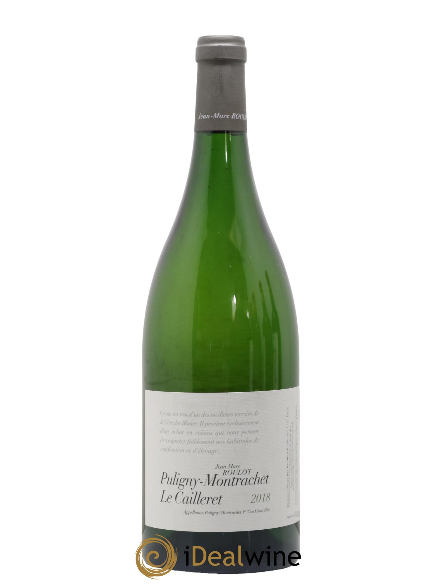 Puligny-Montrachet 1er Cru Le Cailleret Jean-Marc Roulot 2018 - Lot de 1 magnum - 0