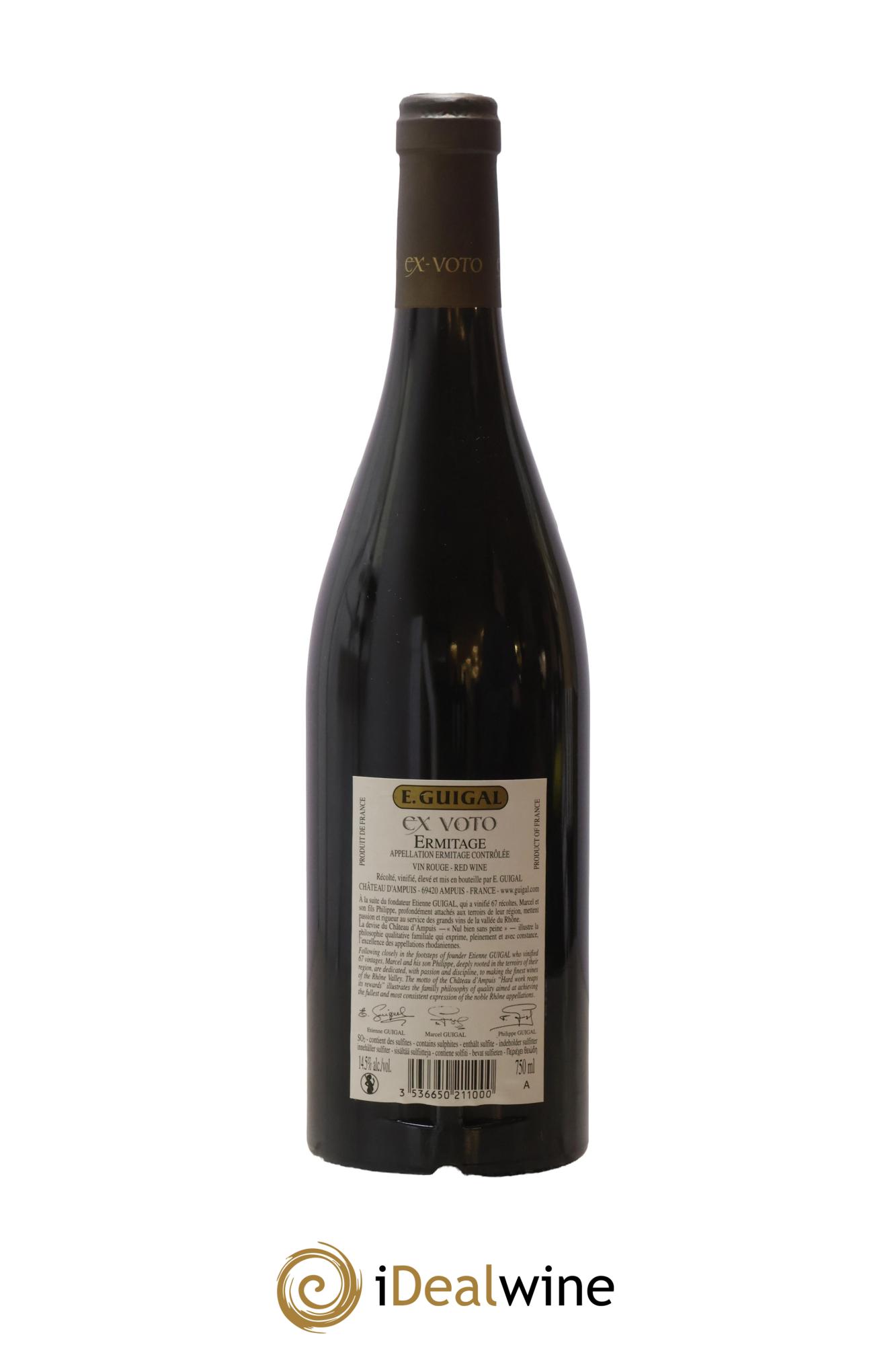 Ermitage Ex Voto Guigal 2017 - Posten von 1 Flasche - 1