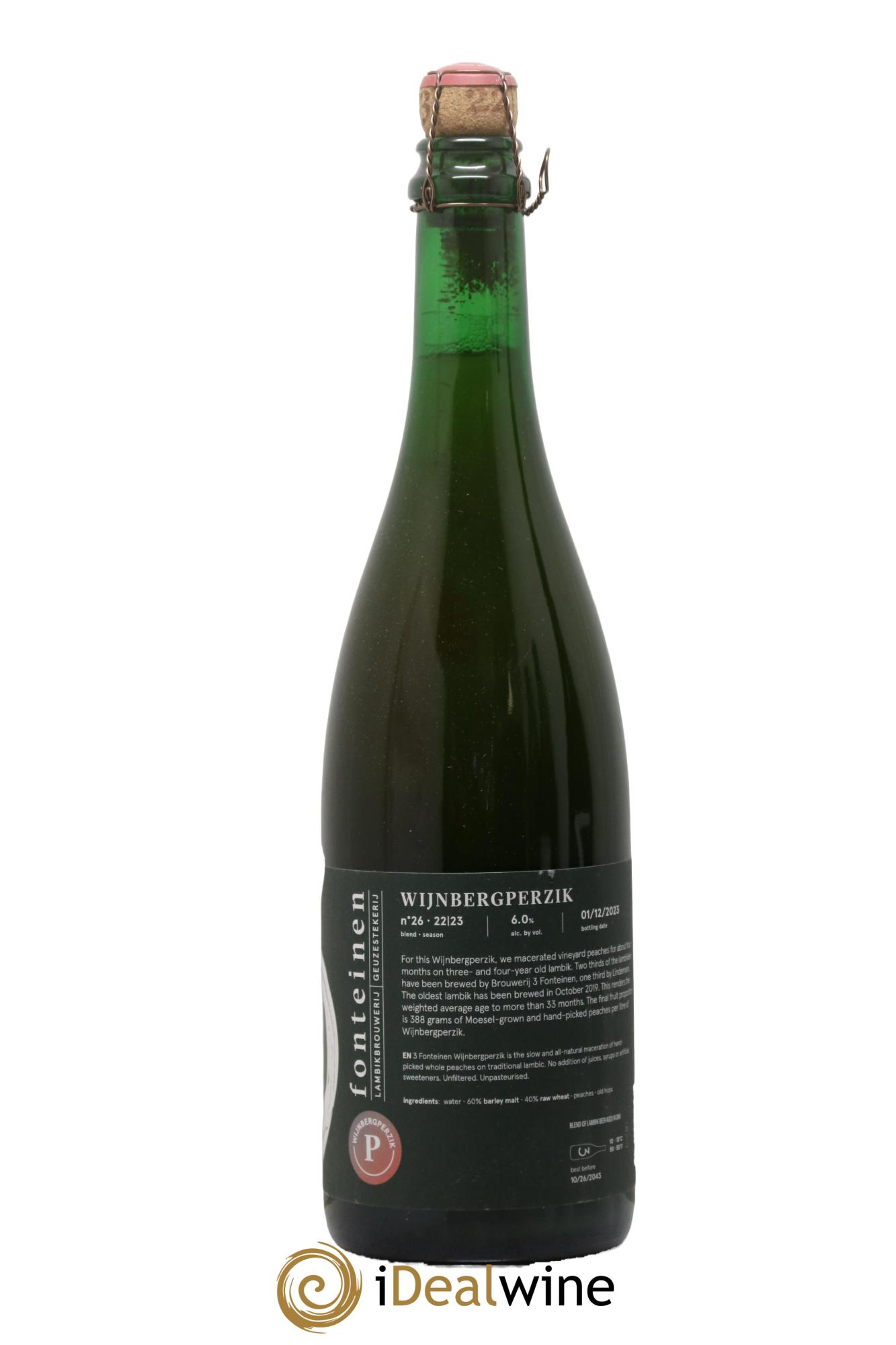 Bière 3 Fonteinen Wijnbergperzik - Lotto di 1 bottiglia - 1
