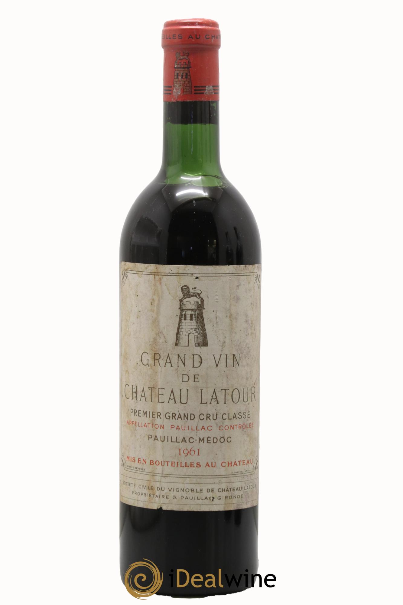 Château Latour 1er Grand Cru Classé 1961 - Lot of 1 bottle - 0