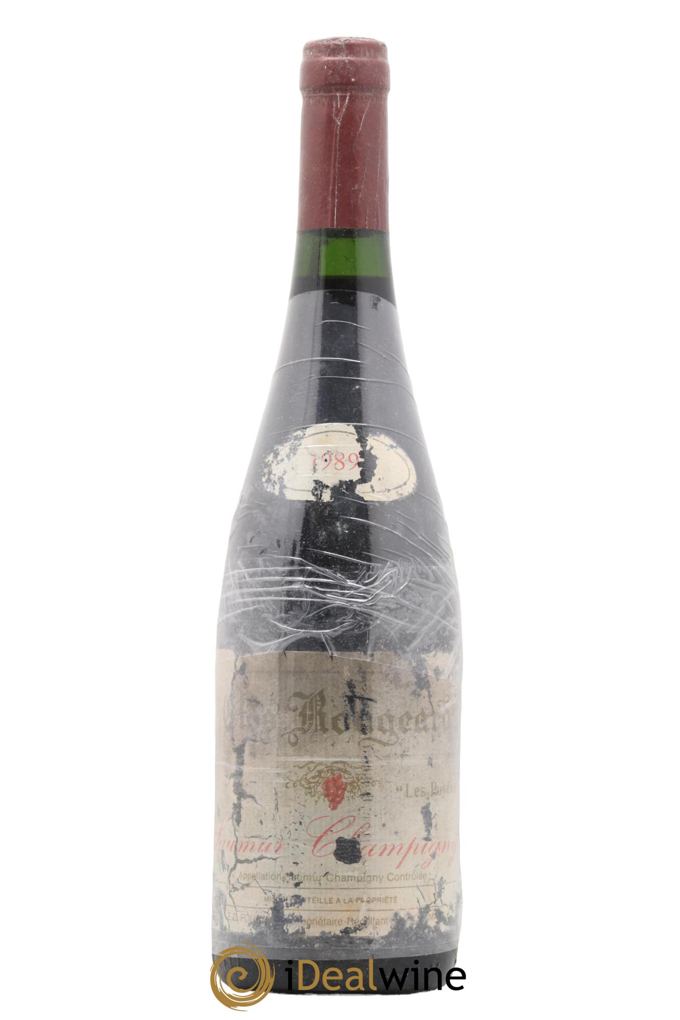Saumur-Champigny Les Poyeux Clos Rougeard 1989 - Lot de 1 bouteille - 0