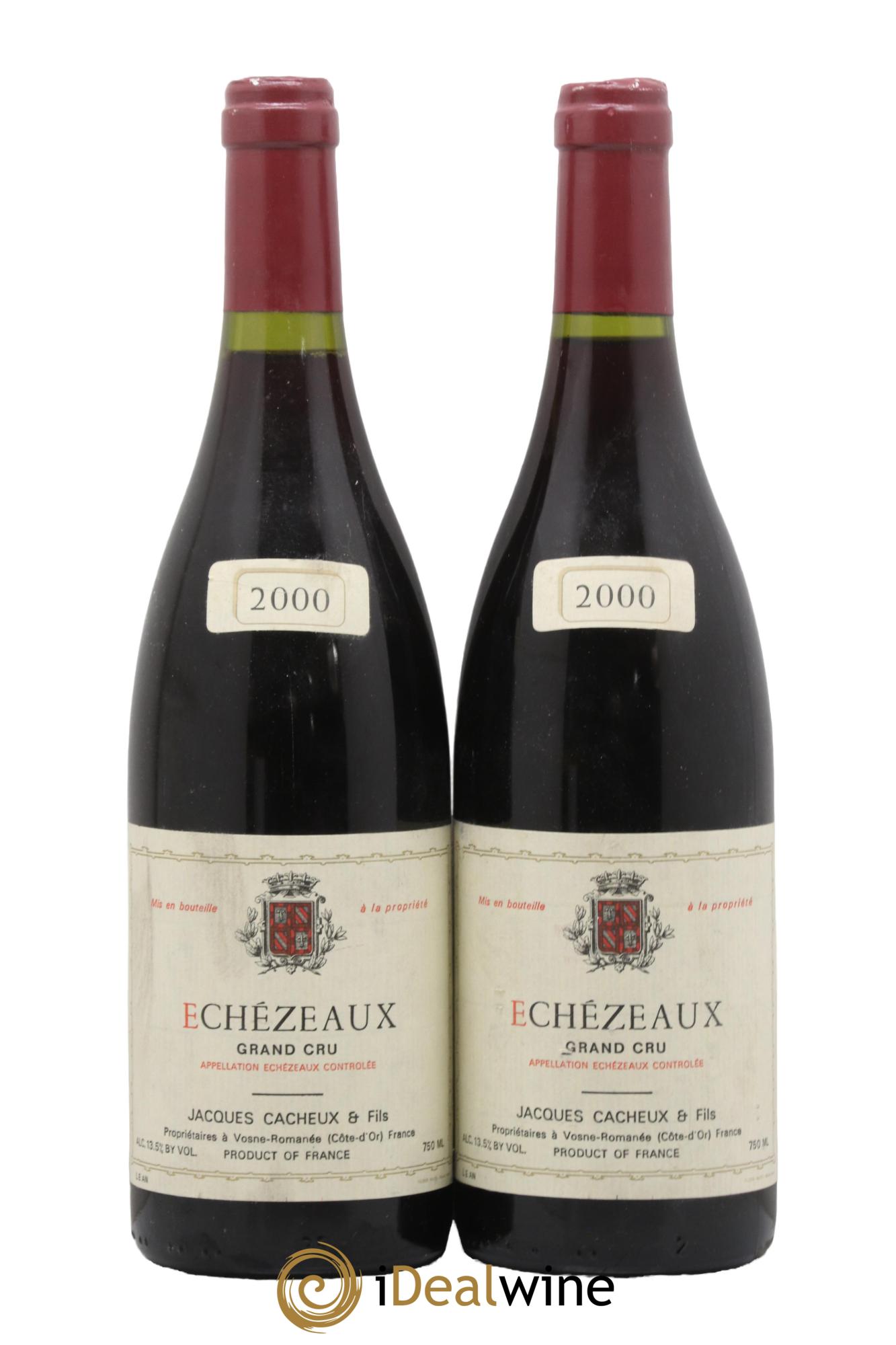 Echézeaux Grand Cru Jacques Cacheux & Fils 2000 - Lot de 2 bouteilles - 0