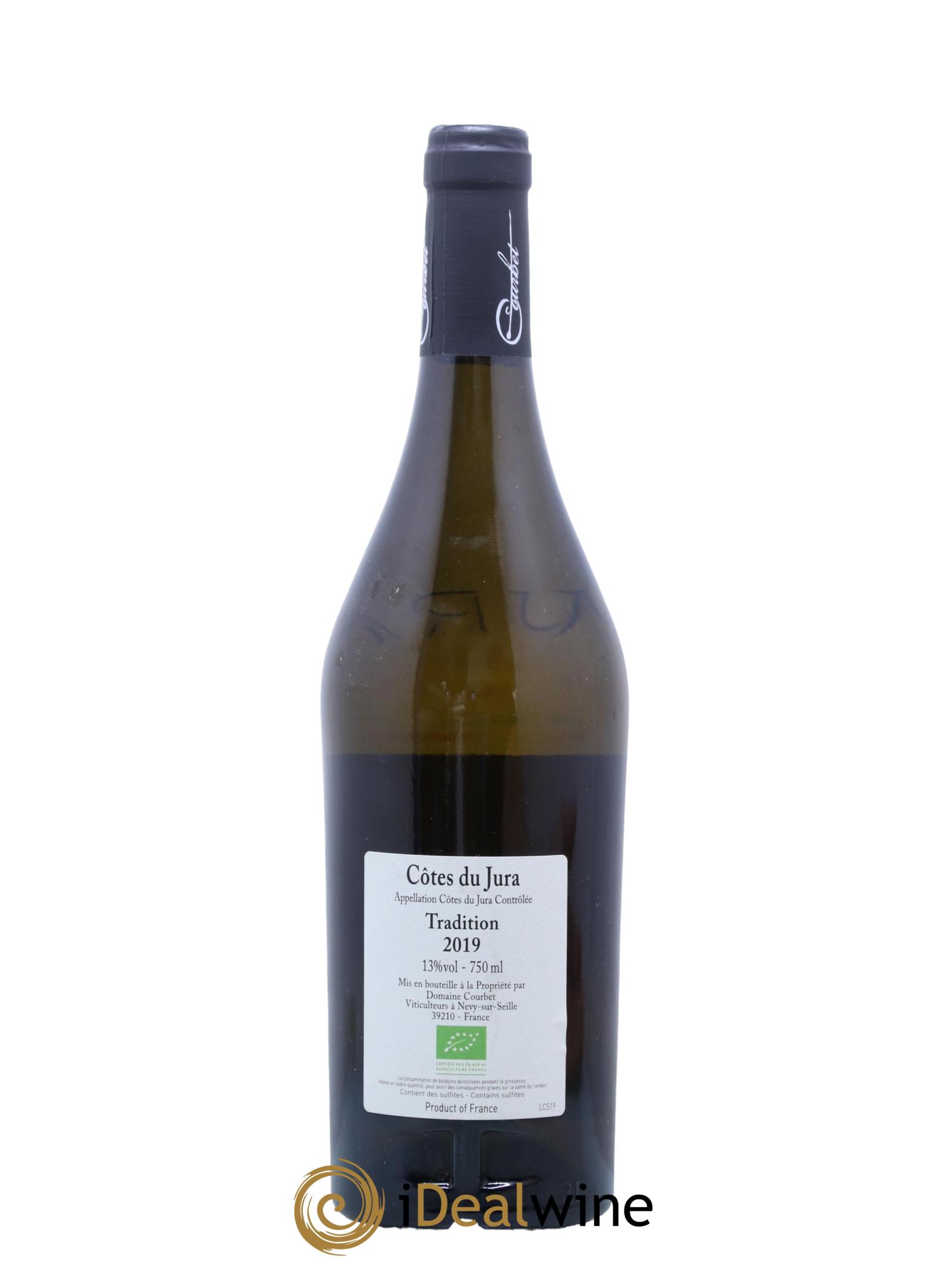 Côtes du Jura Tradition Domaine Courbet 2019 - Lot de 1 bouteille - 1