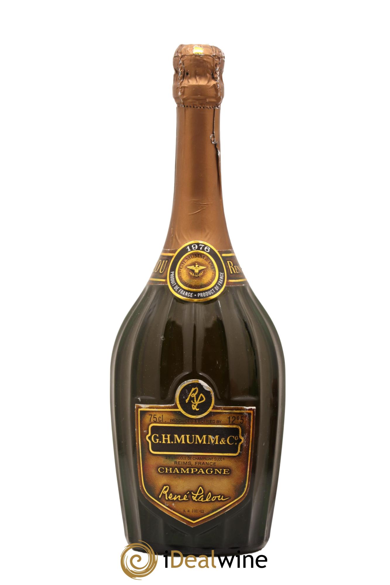René Lalou Mumm 1976 - Posten von 1 Flasche - 0