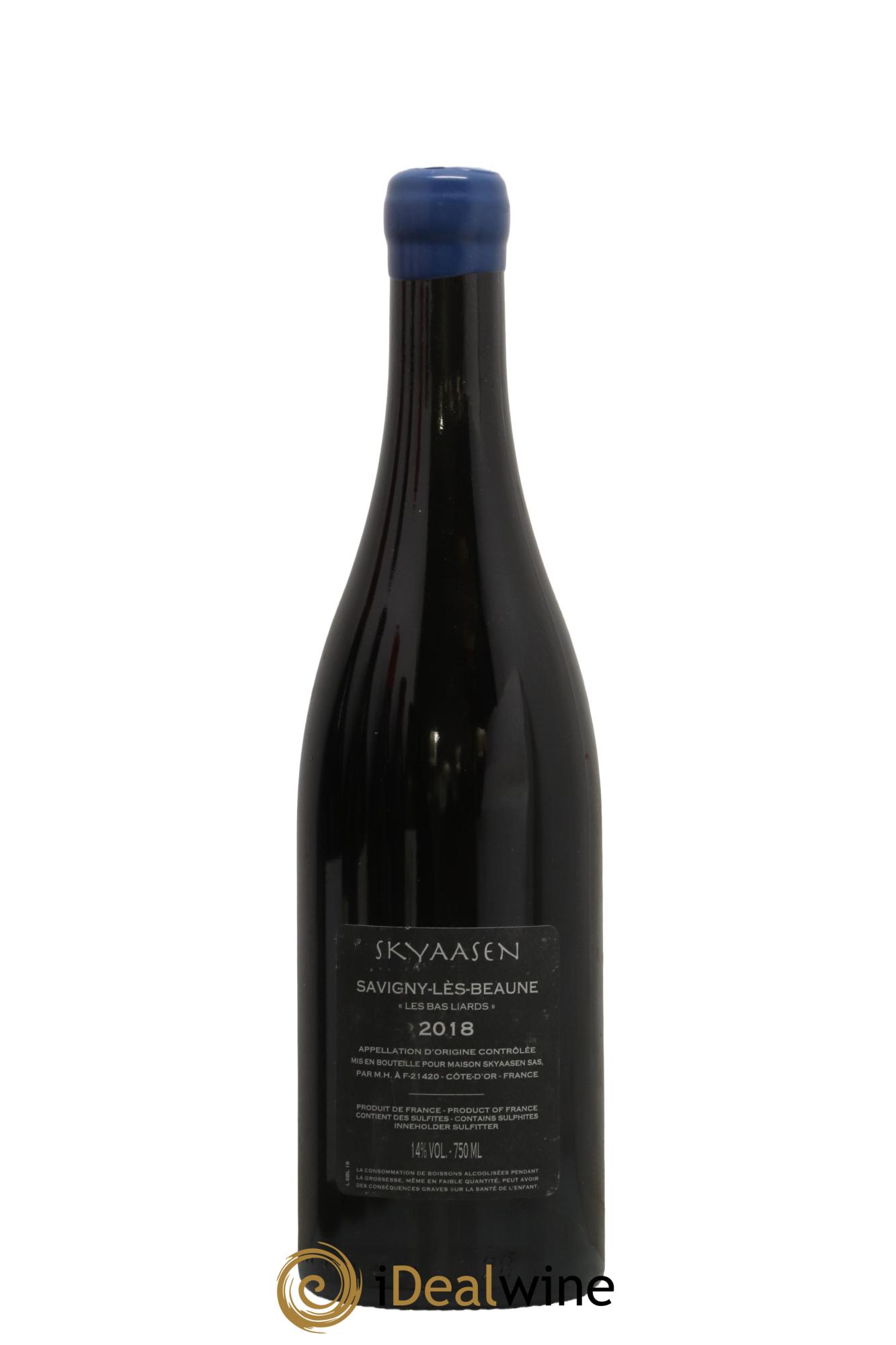 Savigny-lès-Beaune Les Bas Liards Maison Skyaasen 2018 - Lot de 1 bouteille - 1