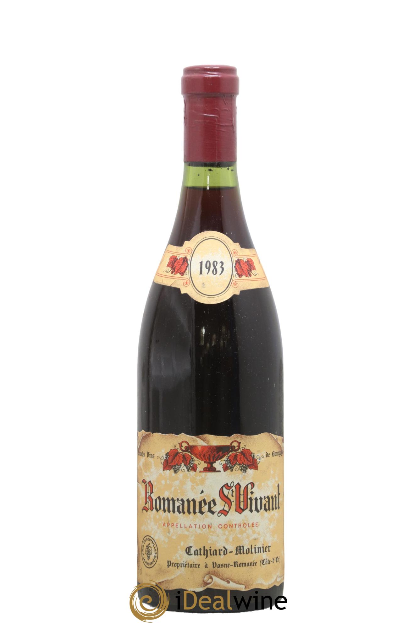 Romanée-Saint-Vivant Grand Cru Cathiard-Molinier 1983 - Lot de 1 bouteille - 0