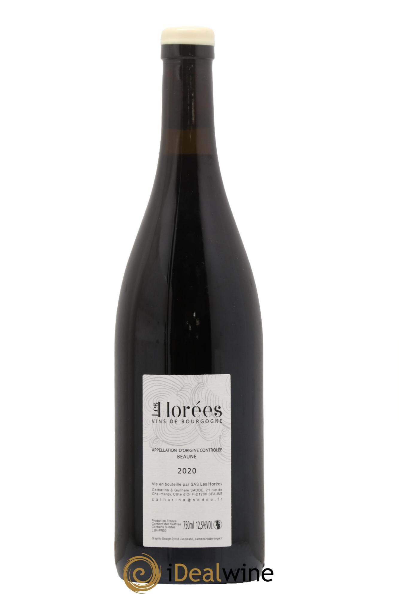 Beaune Les Prévolles Les Horées 2020 - Lot de 1 bouteille - 1