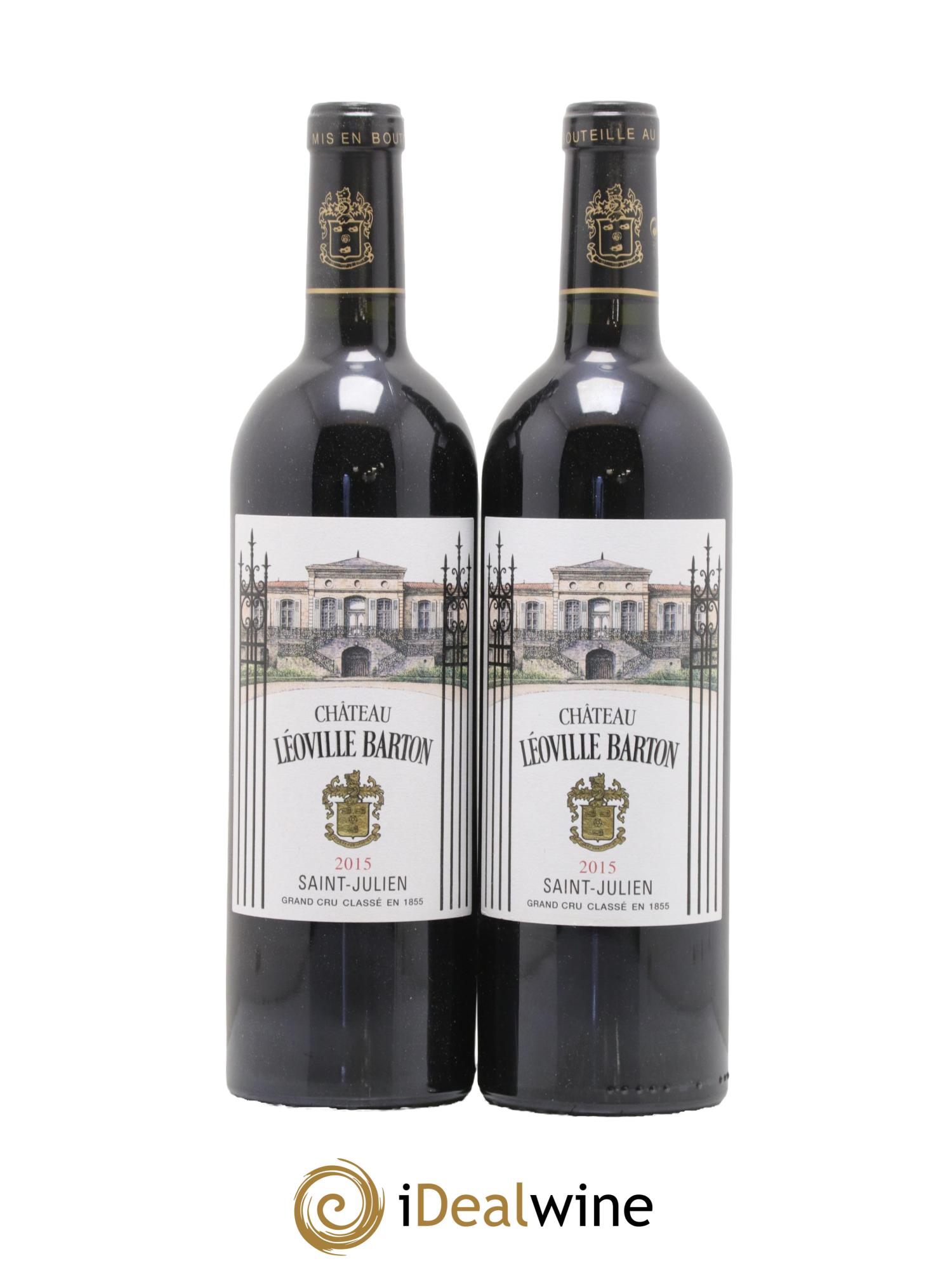 Château Léoville Barton 2ème Grand Cru Classé 2015 - Lot de 2 bouteilles - 0