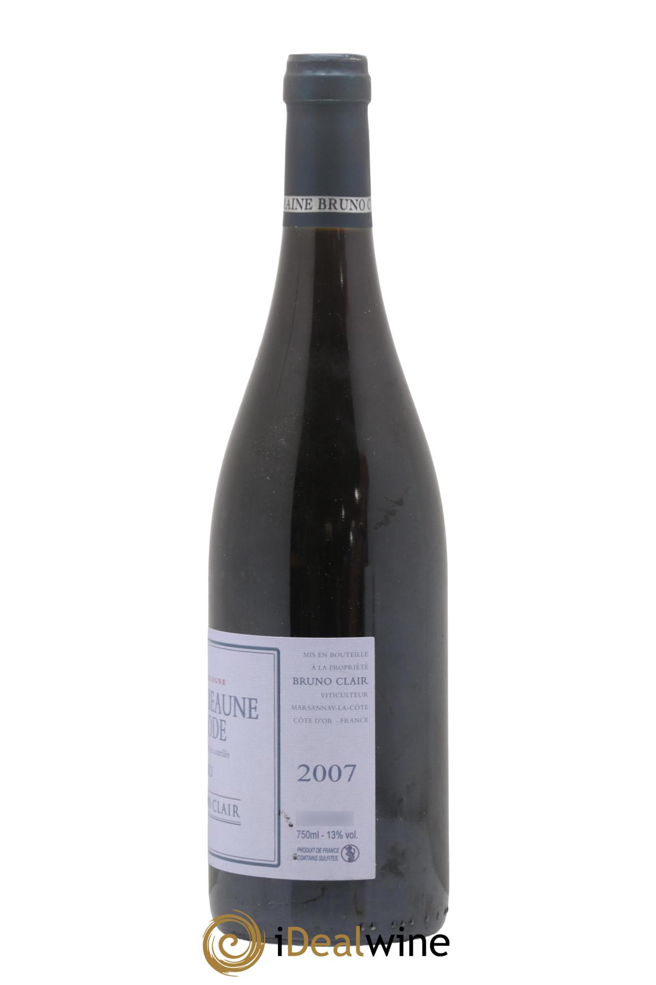 Savigny-lès-Beaune 1er Cru La Dominode Bruno Clair (Domaine) 2007 - Lot de 1 bouteille - 1