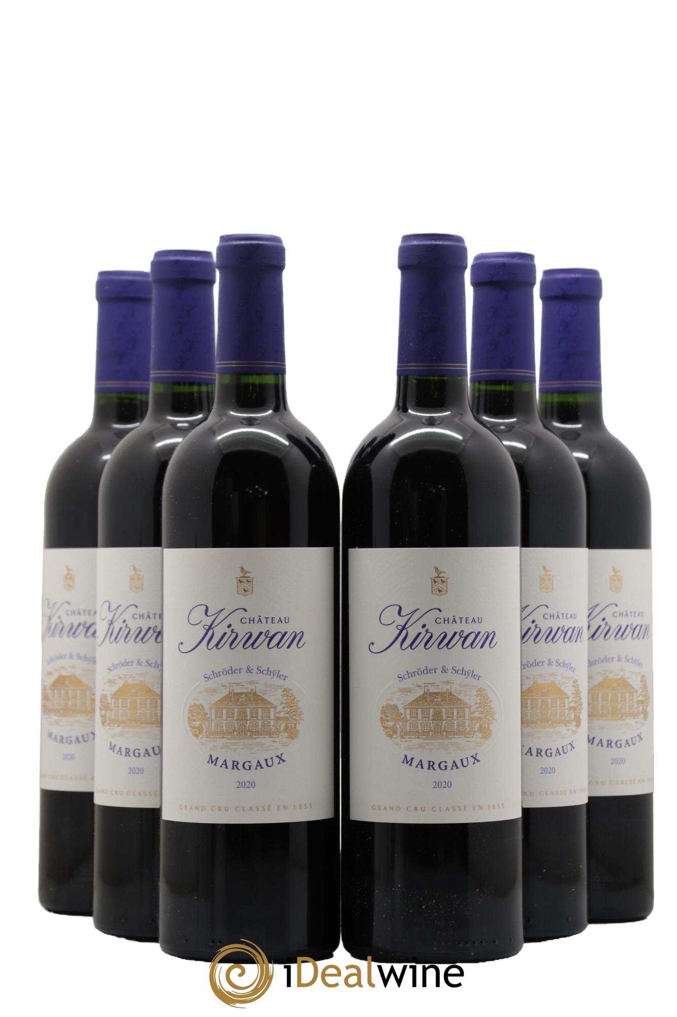 Château Kirwan 3ème Grand Cru Classé 2020 - Lot de 6 bouteilles - 0