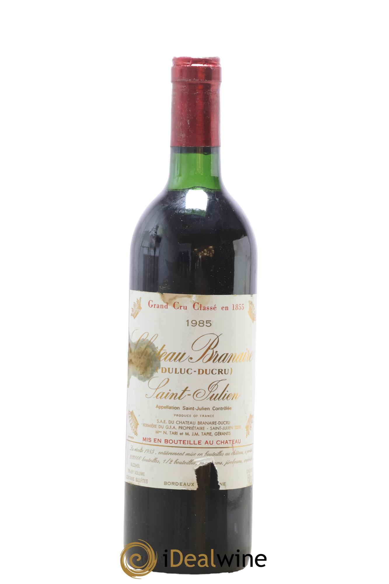 Château Branaire Ducru 4ème Grand Cru Classé 1985 - Lot of 1 bottle - 0