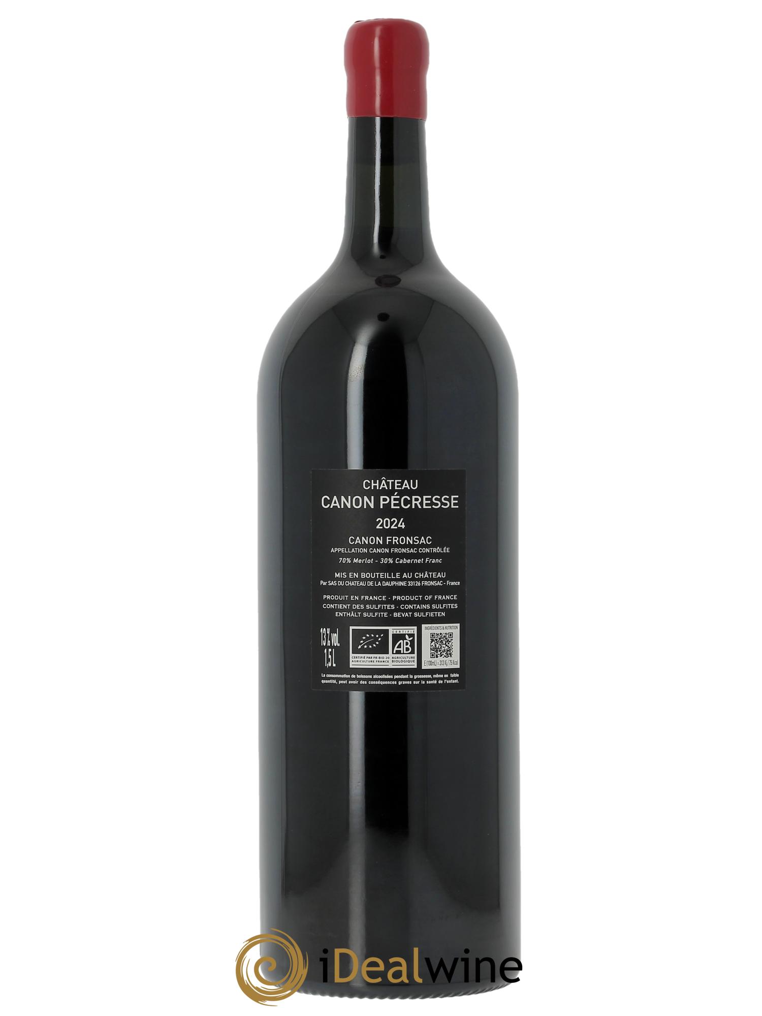 Château Canon Pécresse  2024 - Lote de 1 Magnum - 1