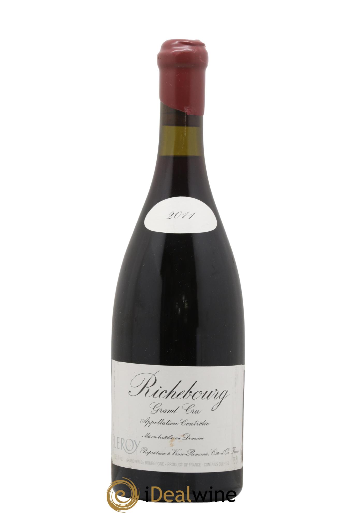 Richebourg Grand Cru Leroy (Domaine) 2011 - Lot of 1 bottle - 0