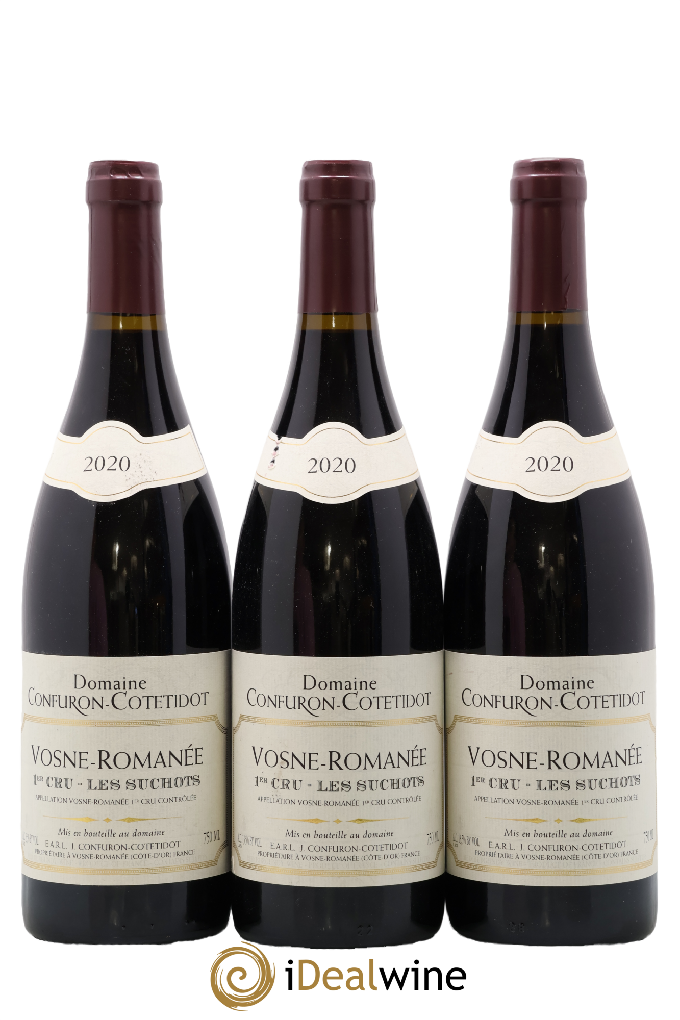 Vosne-Romanée 1er Cru Les Suchots Confuron-Cotetidot 2020 - Lote de 3 botellas - 0